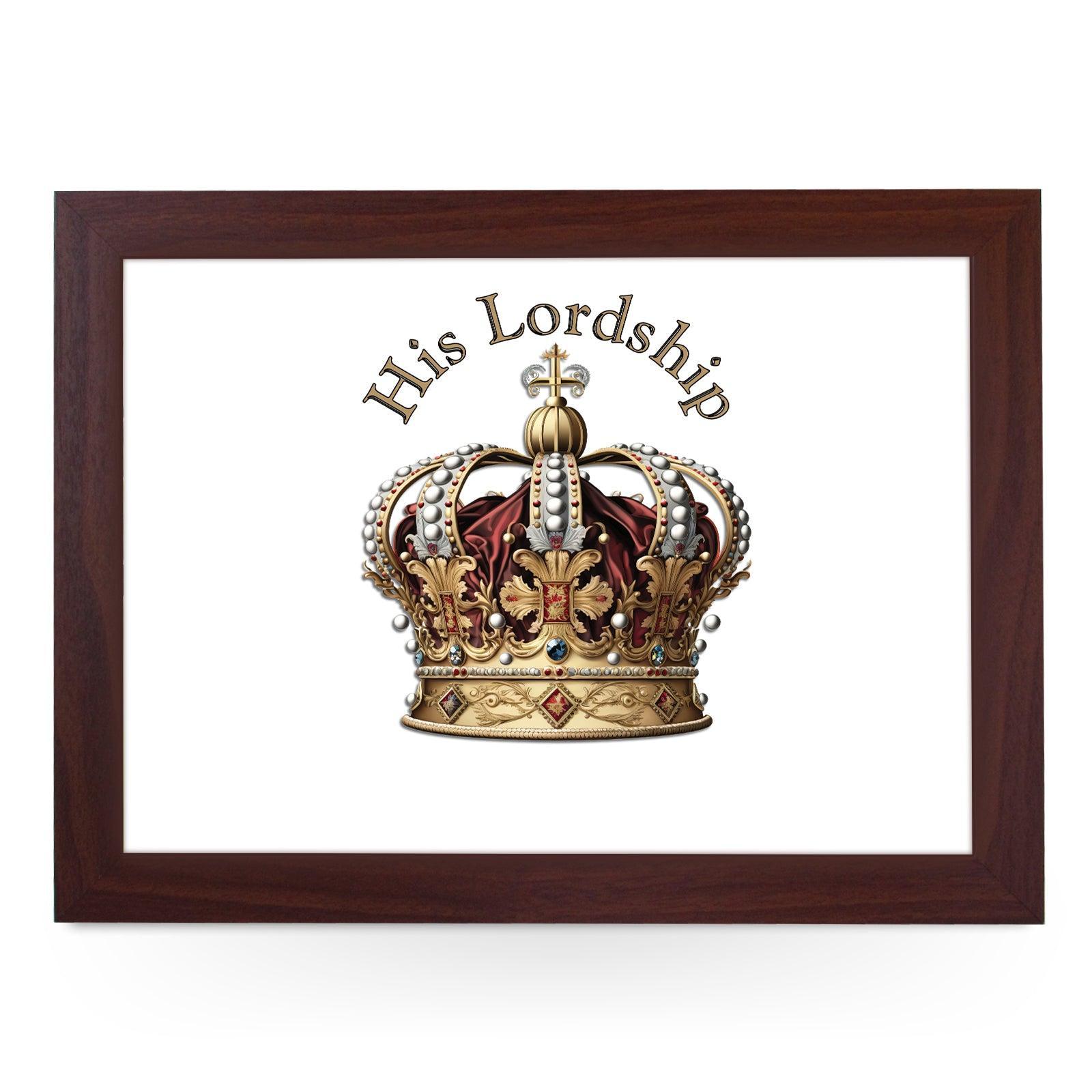 His Lordship Crown Lap Tray - L626 - Cushioned Lap Trays by Yoosh