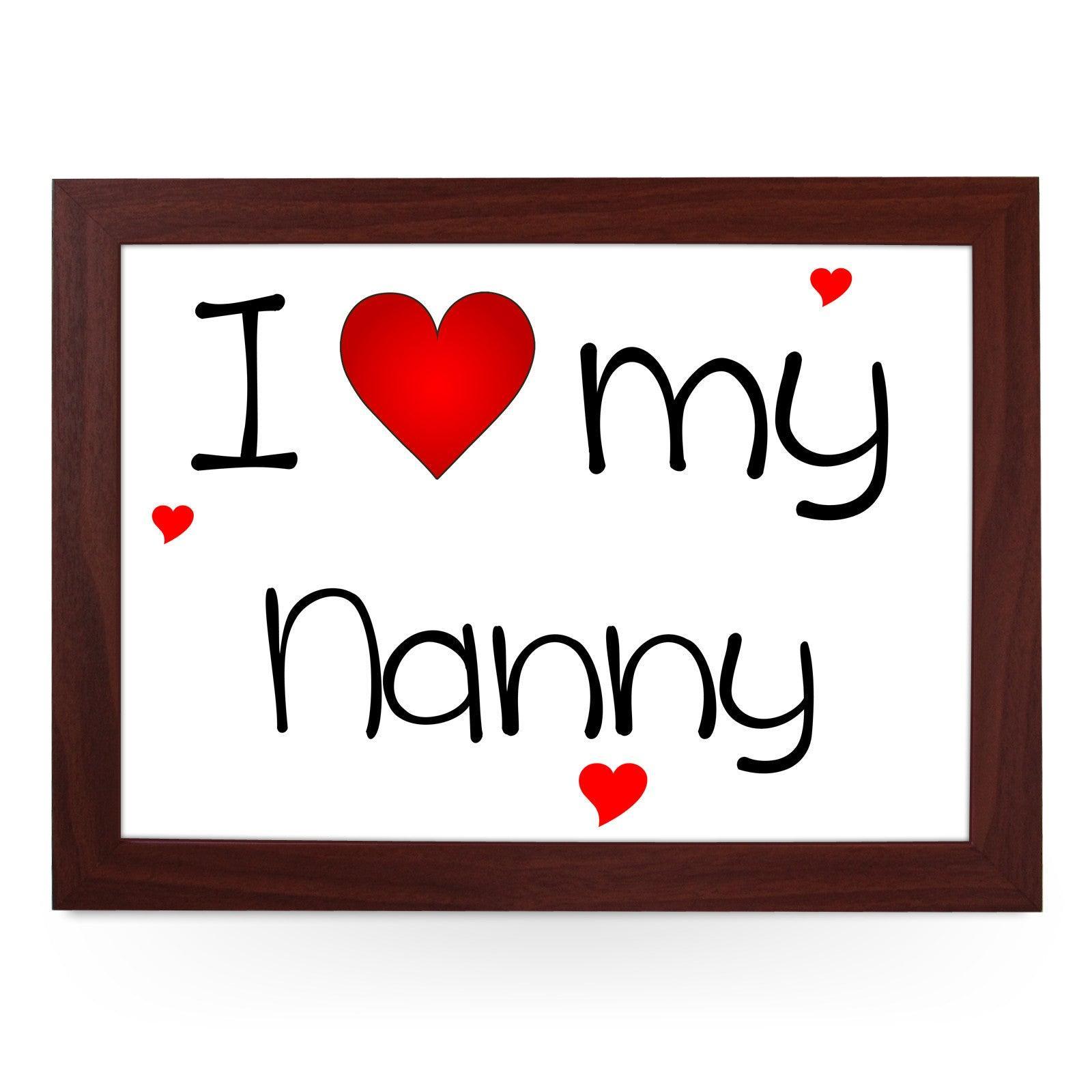 I Heart My Nanny Lap Tray - L0449 Personalised Lap Trays