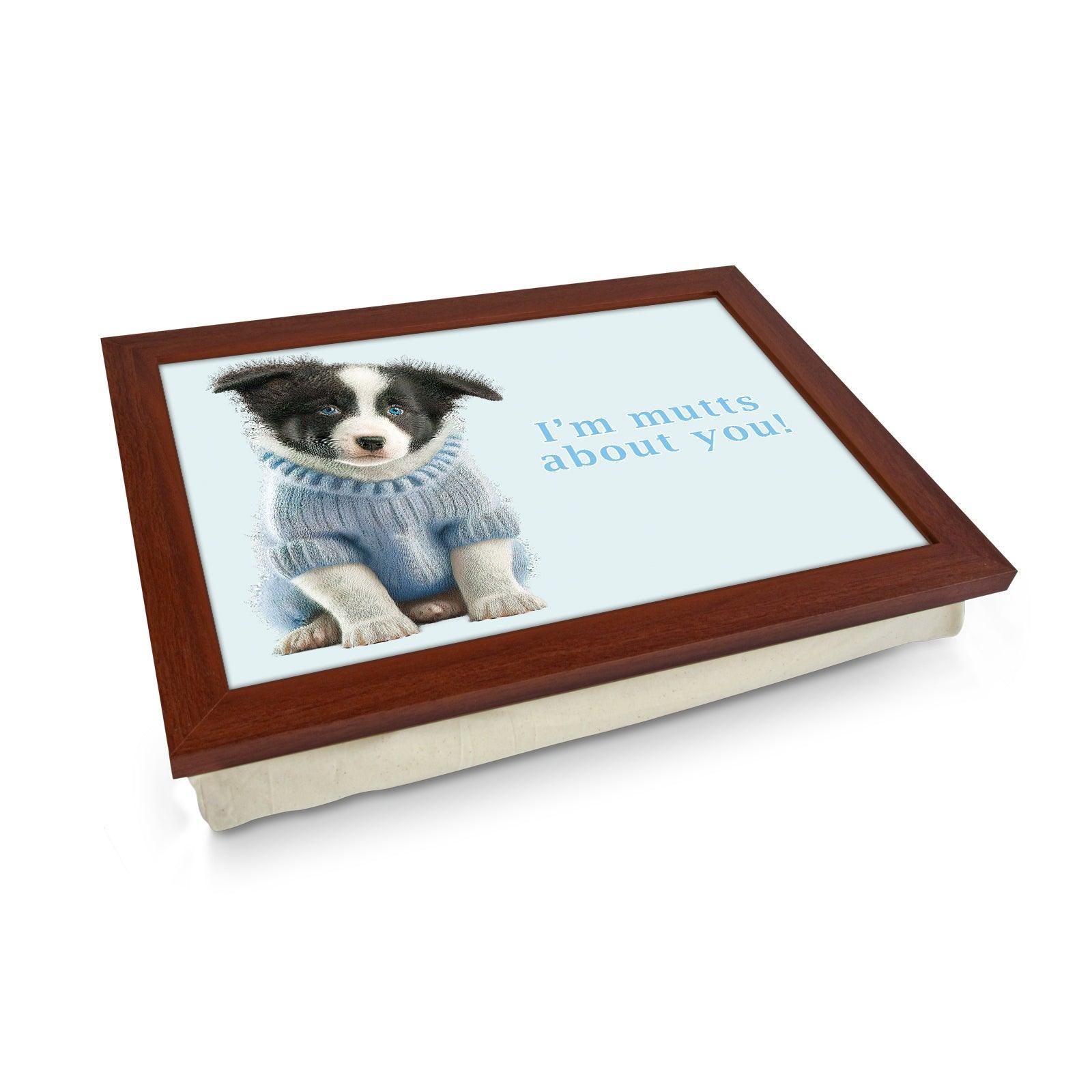I'm Mutts About You Lap Tray - L1102 - Cushioned Lap Trays by Yoosh