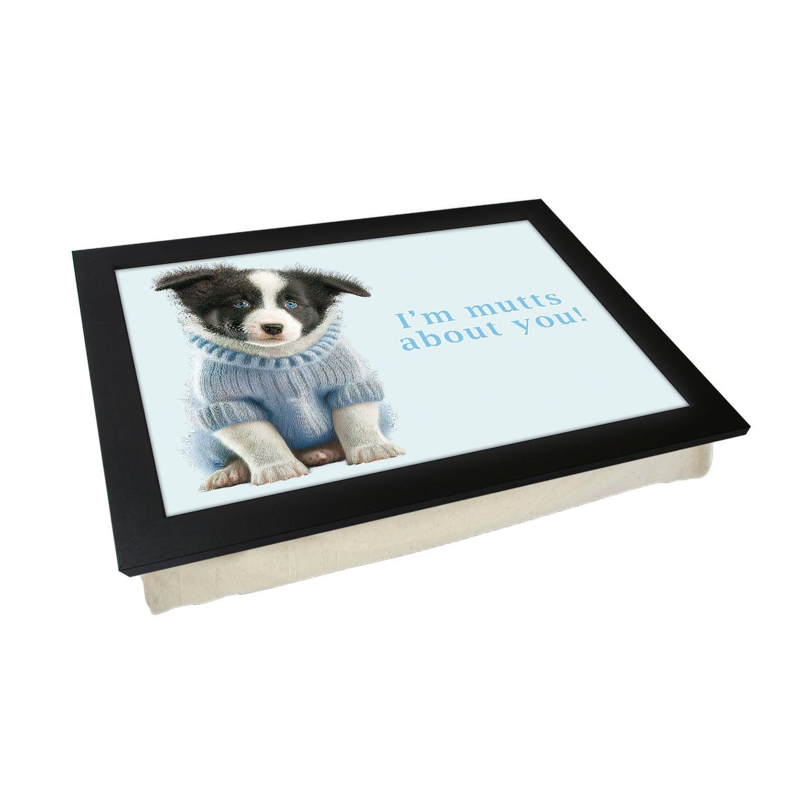 I'm Mutts About You Lap Tray - L1102 - Cushioned Lap Trays by Yoosh