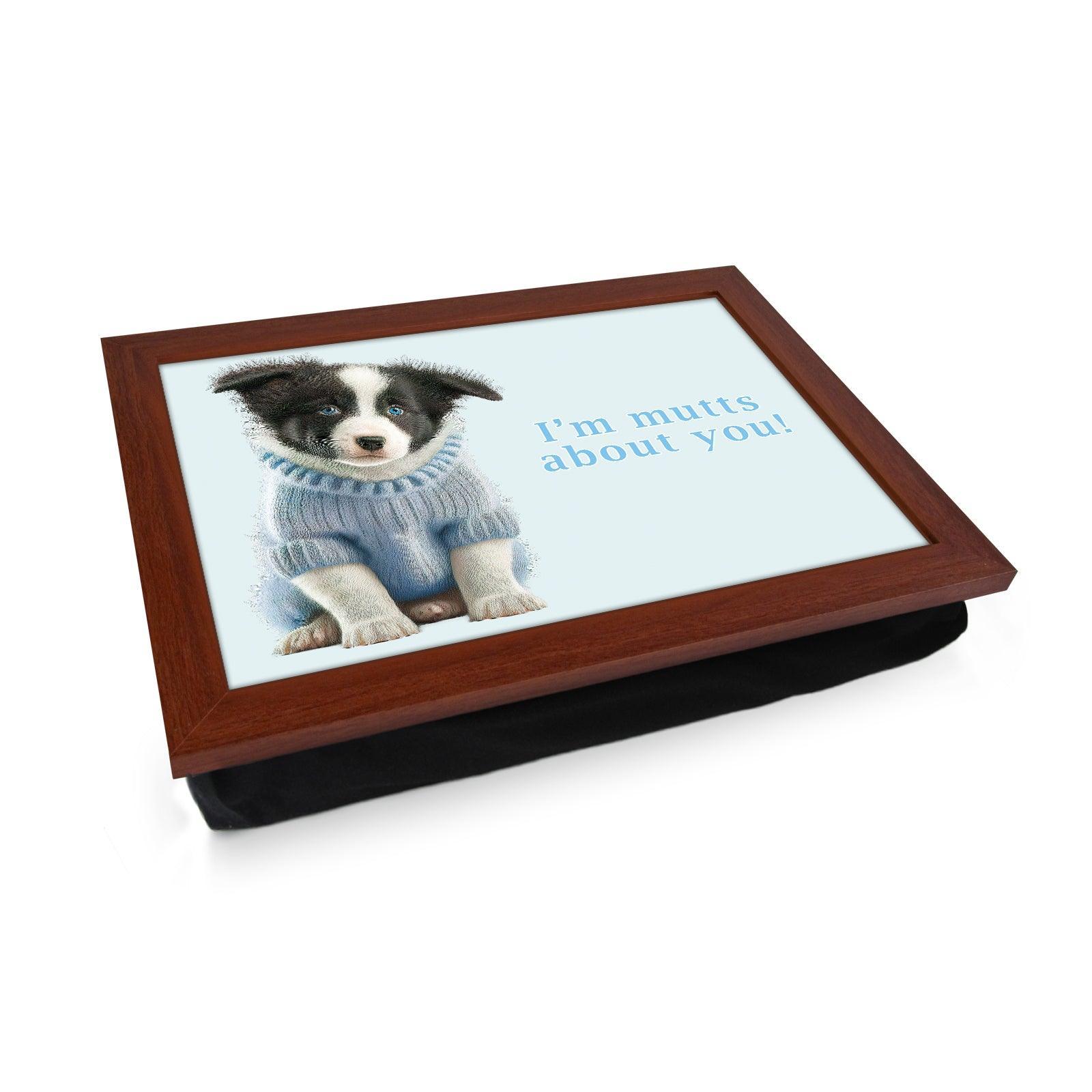 I'm Mutts About You Lap Tray - L1102 - Cushioned Lap Trays by Yoosh