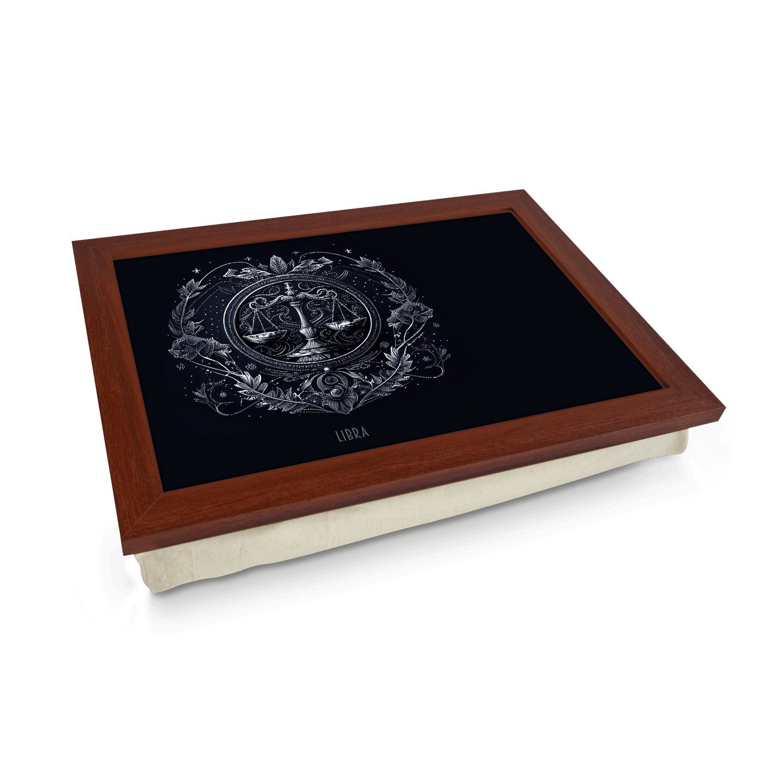 Libra Star Sign Lap Tray - L1060 - Cushioned Lap Trays by Yoosh