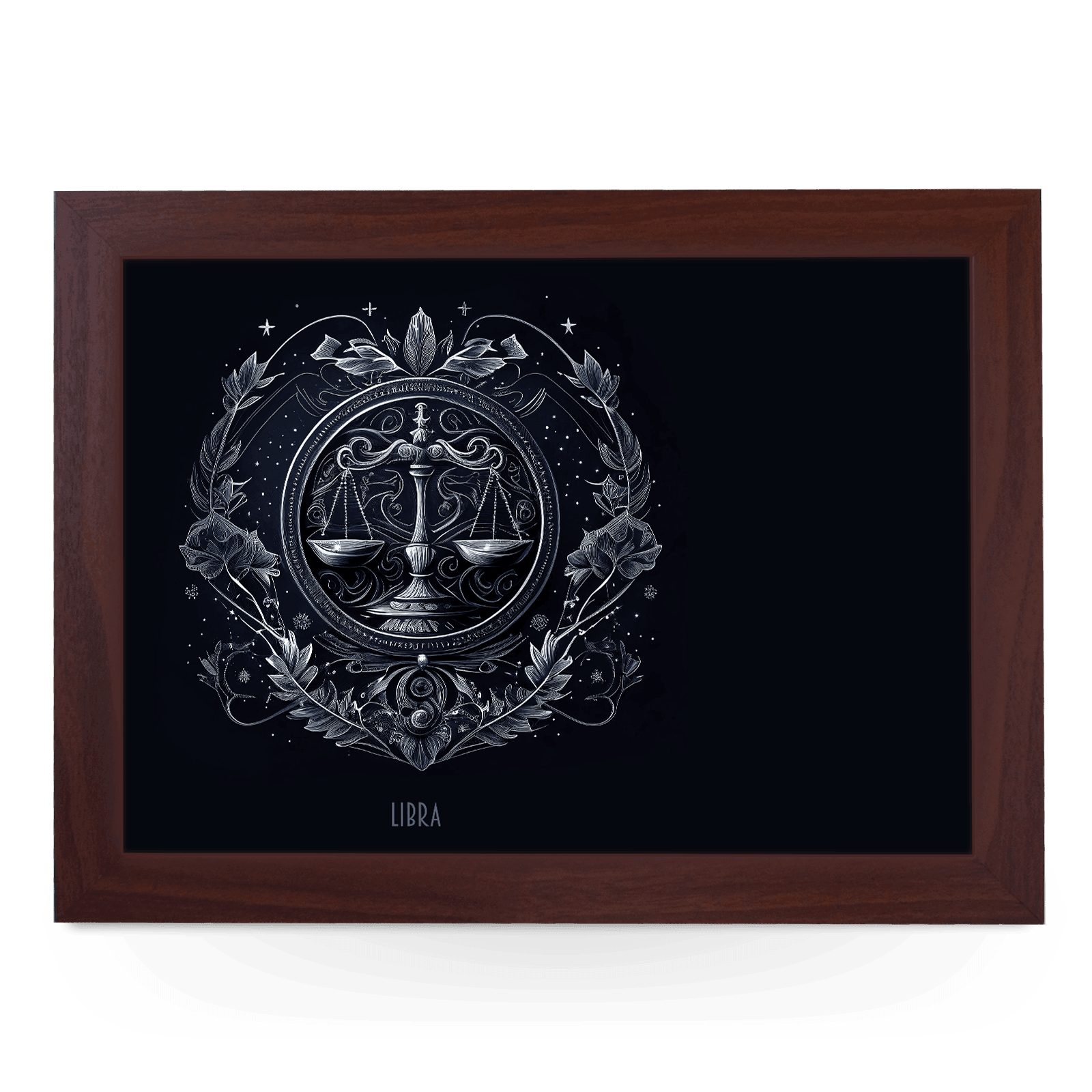Libra Star Sign Lap Tray - L1060 - Cushioned Lap Trays by Yoosh