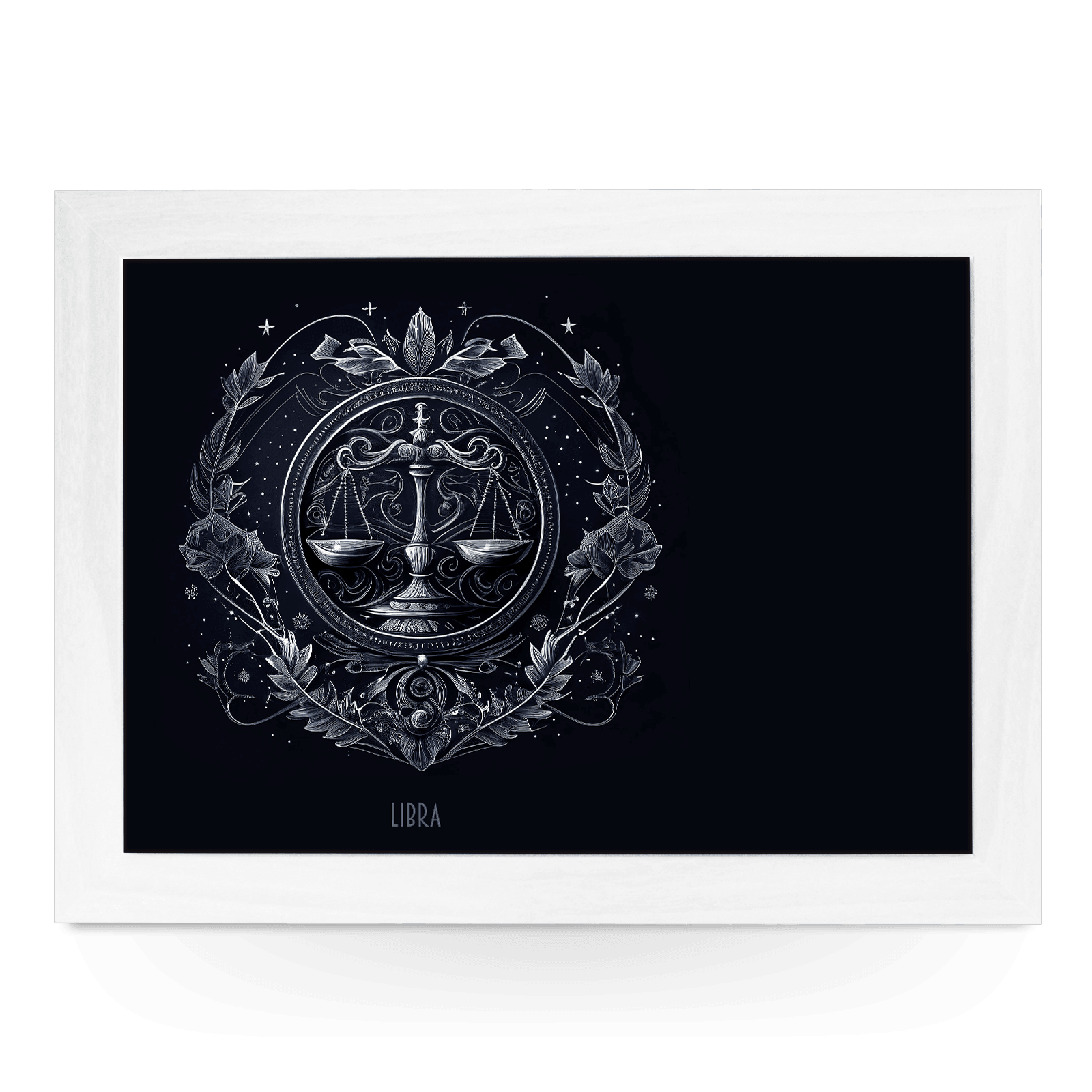 Libra Star Sign Lap Tray - L1060 - Cushioned Lap Trays by Yoosh