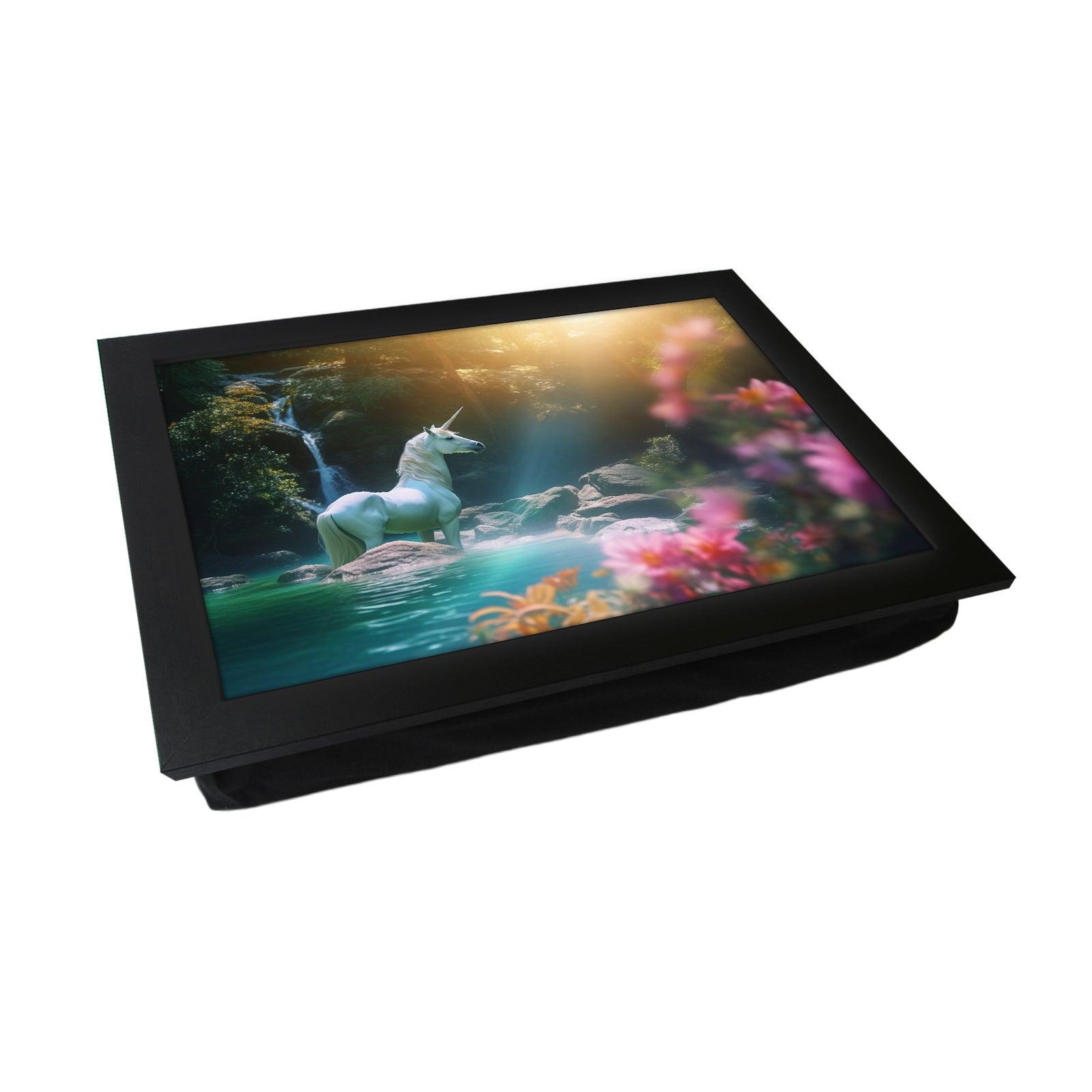 Magical Unicorn Lap Tray - L1210 - Cushioned Lap Trays by Yoosh