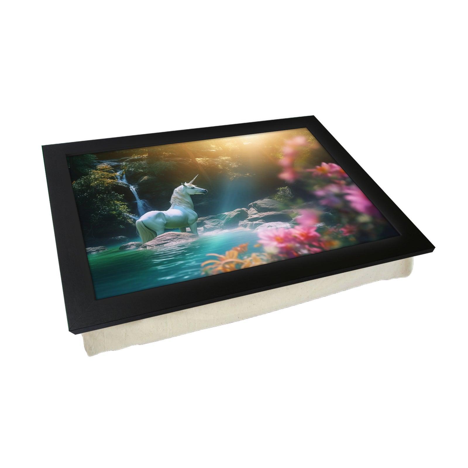Magical Unicorn Lap Tray - L1210 - Cushioned Lap Trays by Yoosh