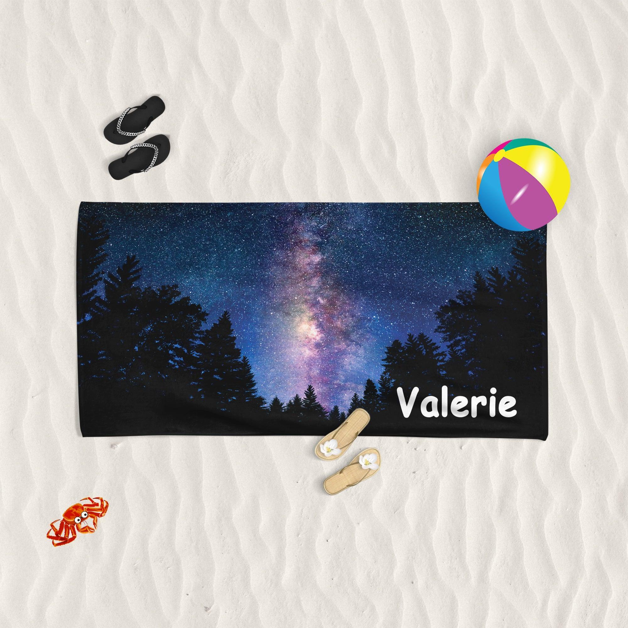 Milky Way At Night - Beach Towel Cushioned Lap Trays by Yoosh