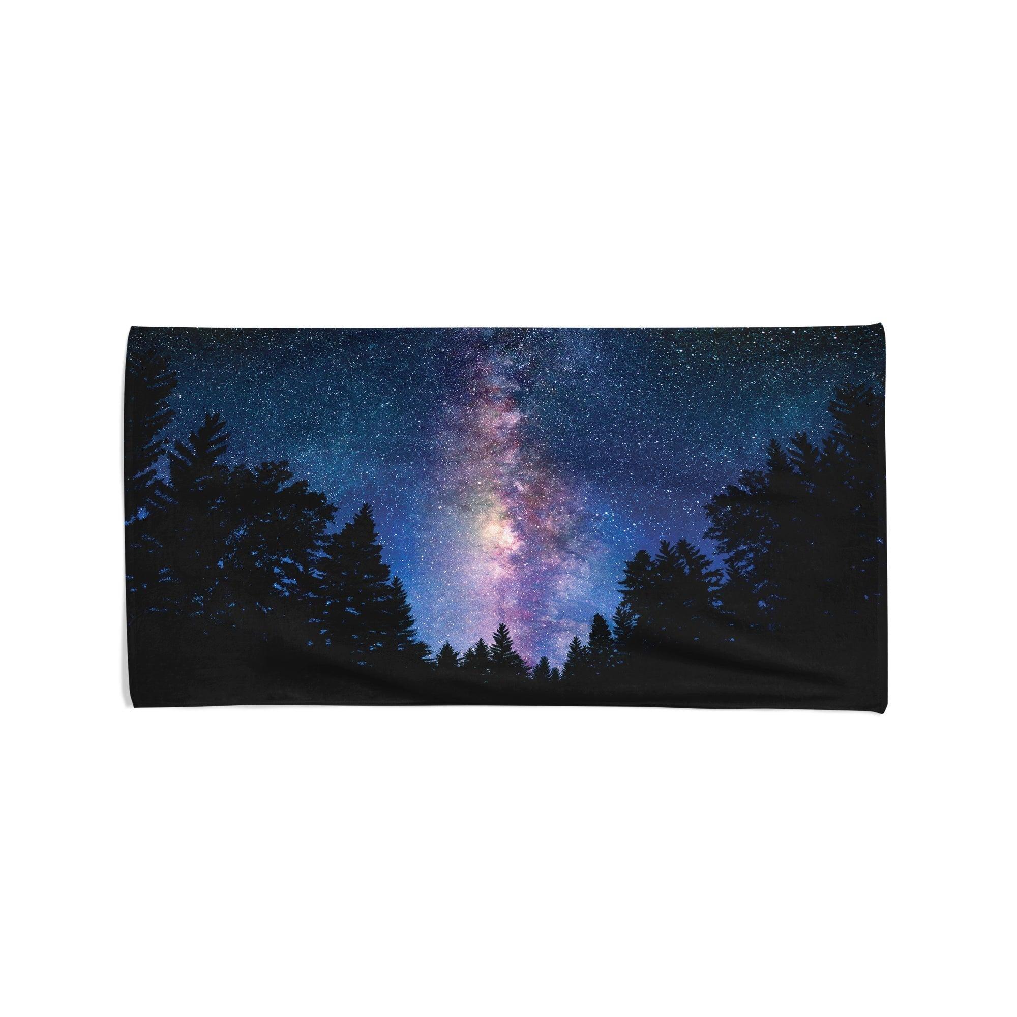 Milky Way At Night - Beach Towel Cushioned Lap Trays by Yoosh