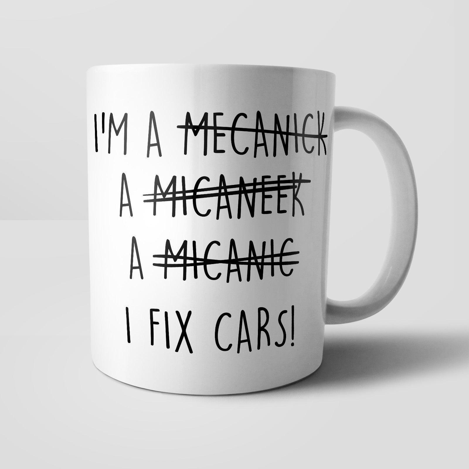 Misspelled Mechanic Mug - M002 Yoosh