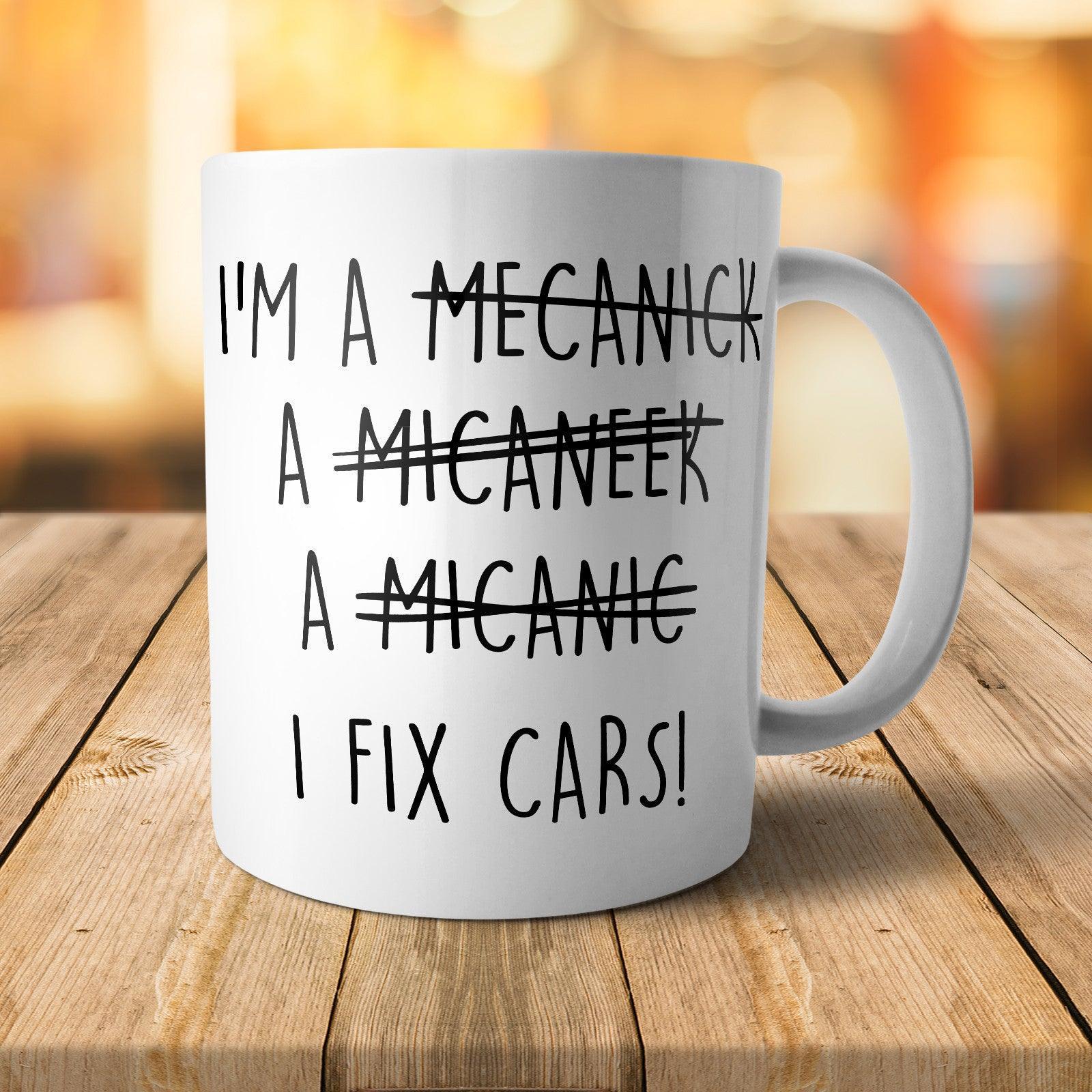 Misspelled Mechanic Mug - M002 Yoosh