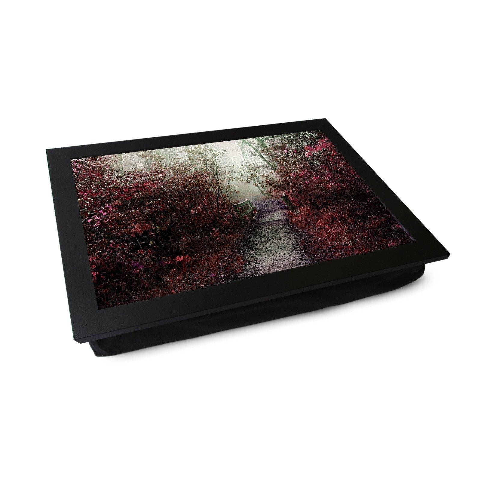 Misty Autumn Path Lap Tray - L0154 Personalised Lap Trays