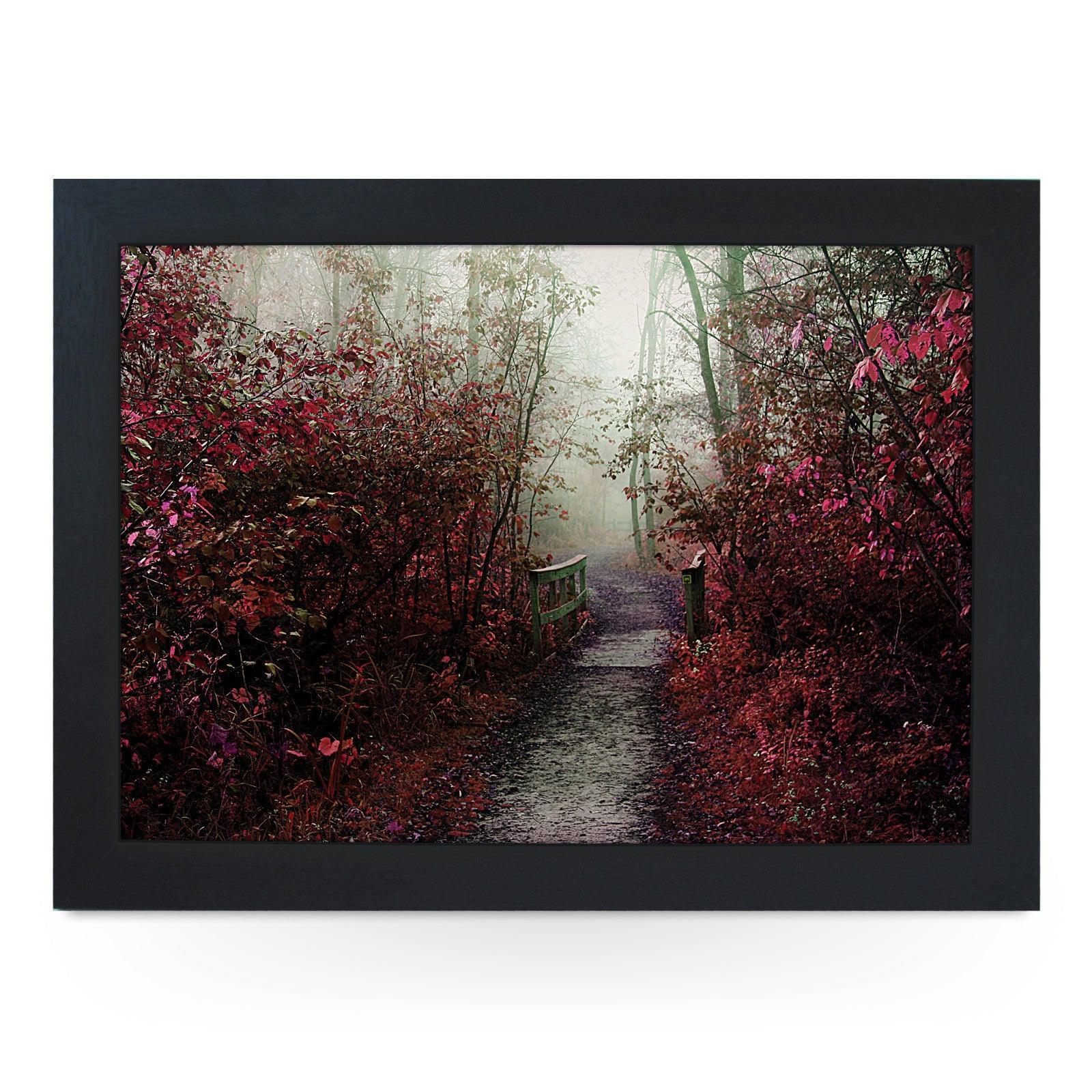 Misty Autumn Path Lap Tray - L0154 Personalised Lap Trays