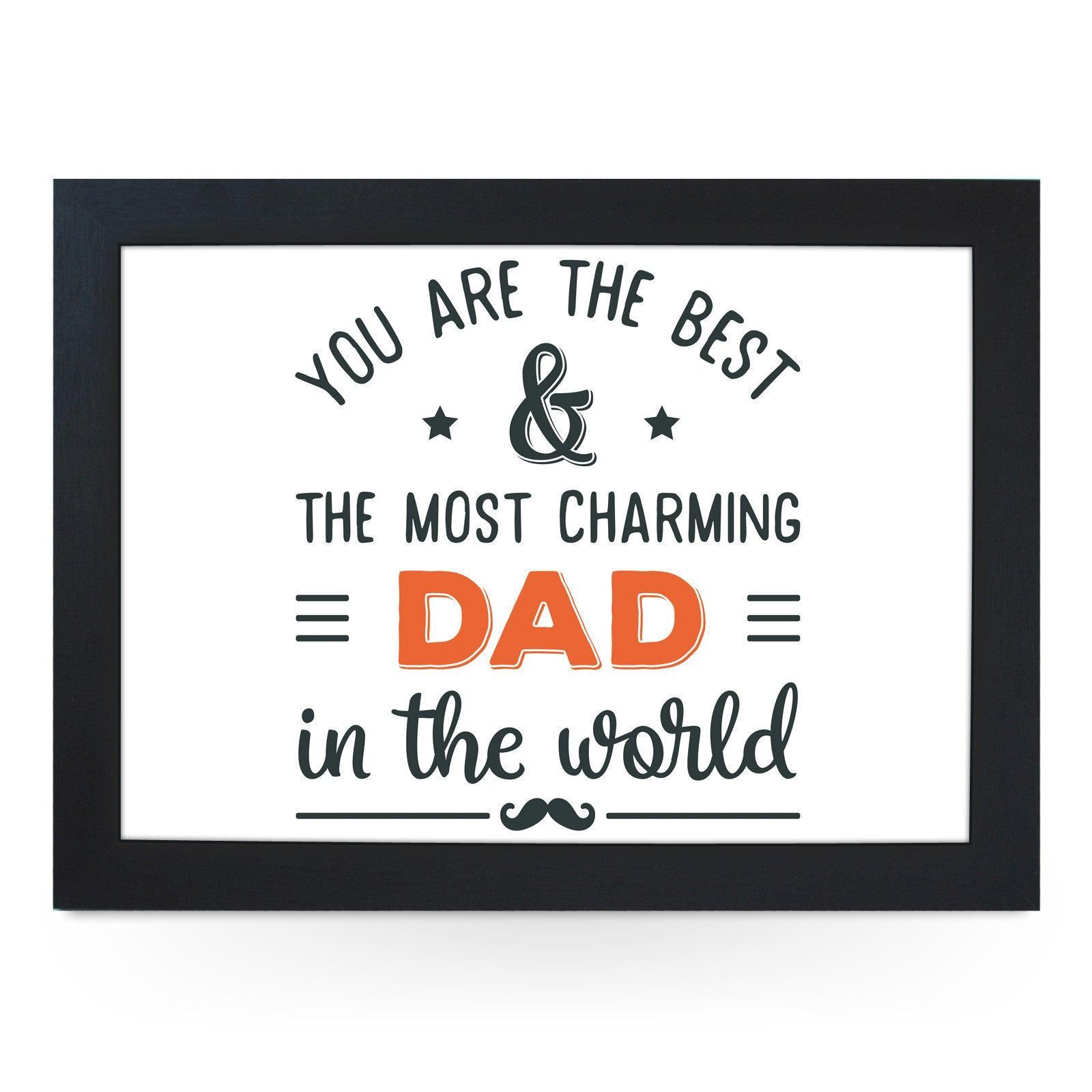 Most Charming Dad Lap Tray - L0739 Personalised Lap Trays