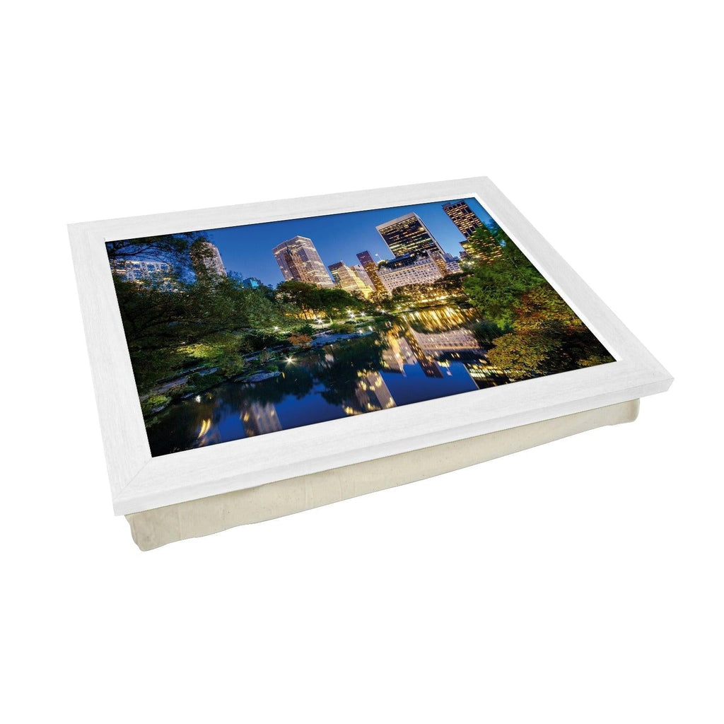 New York Central Park At Night - L0178 Personalised Lap Trays