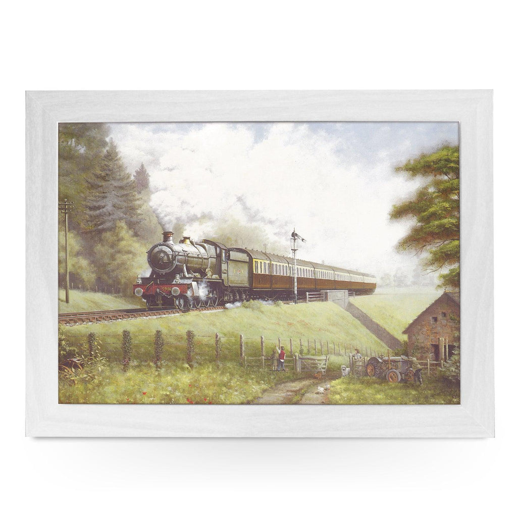 Old Acquaintances GWR Hall Class 5946 Marwell Hall Steam Train Lap Tray - L0901 Personalised Lap Trays