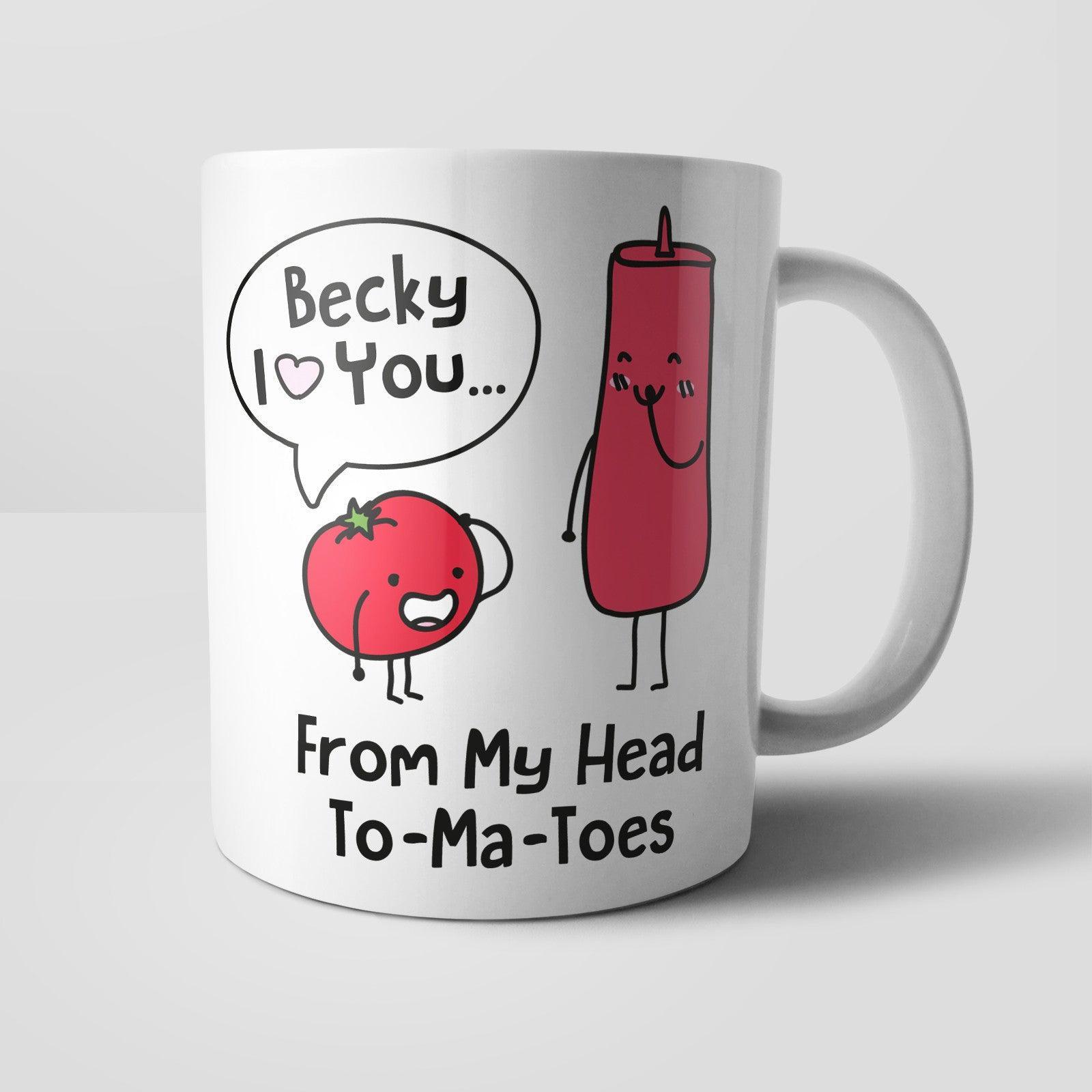 Personalised Love Tomatoes Mug - M033 Yoosh