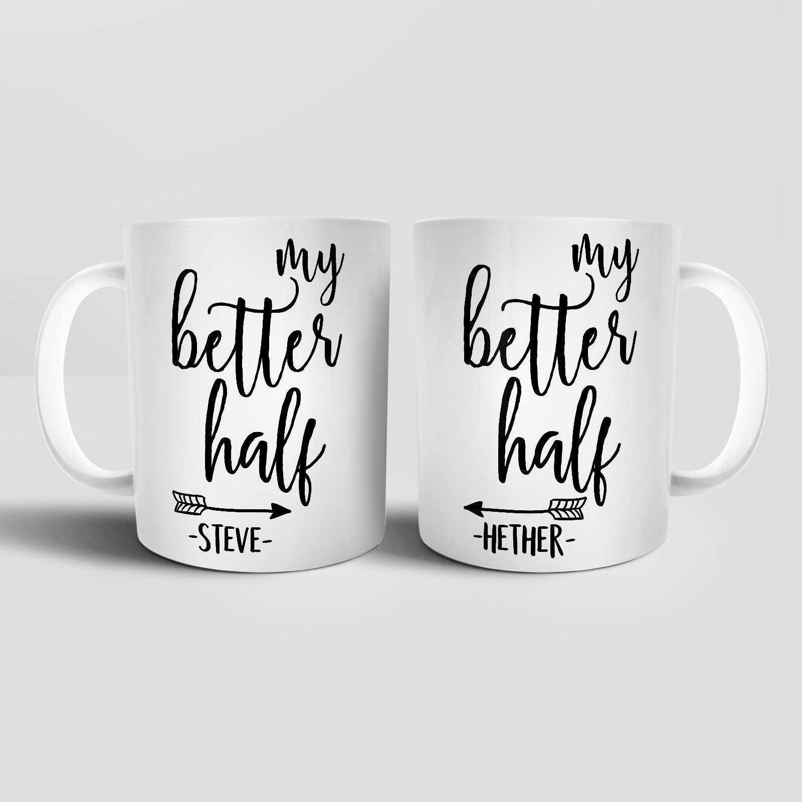Personalised My Better Half Mug Set - M030 Yoosh