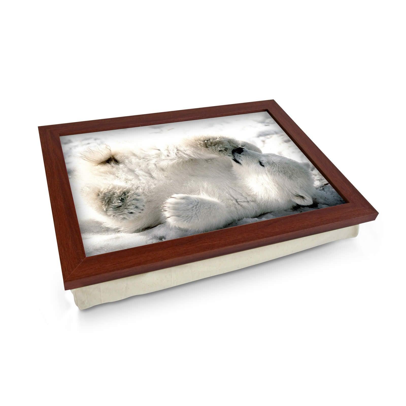 Polar Bear Cub Lap Tray - L0384 Personalised Lap Trays