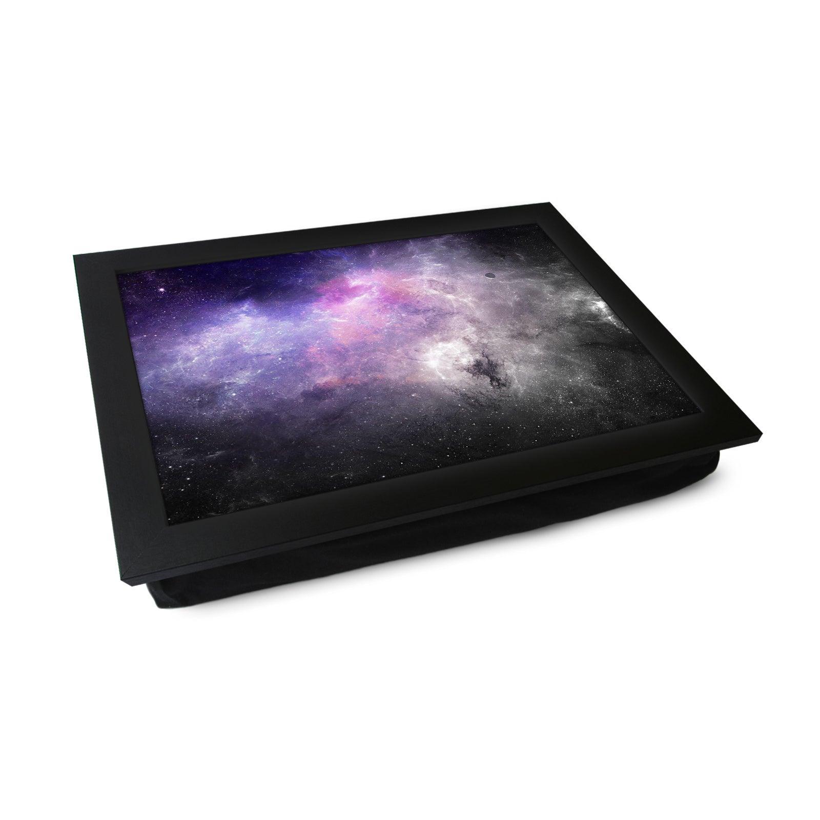 Purple Galaxy Lap Tray - L1018 - Cushioned Lap Trays by Yoosh