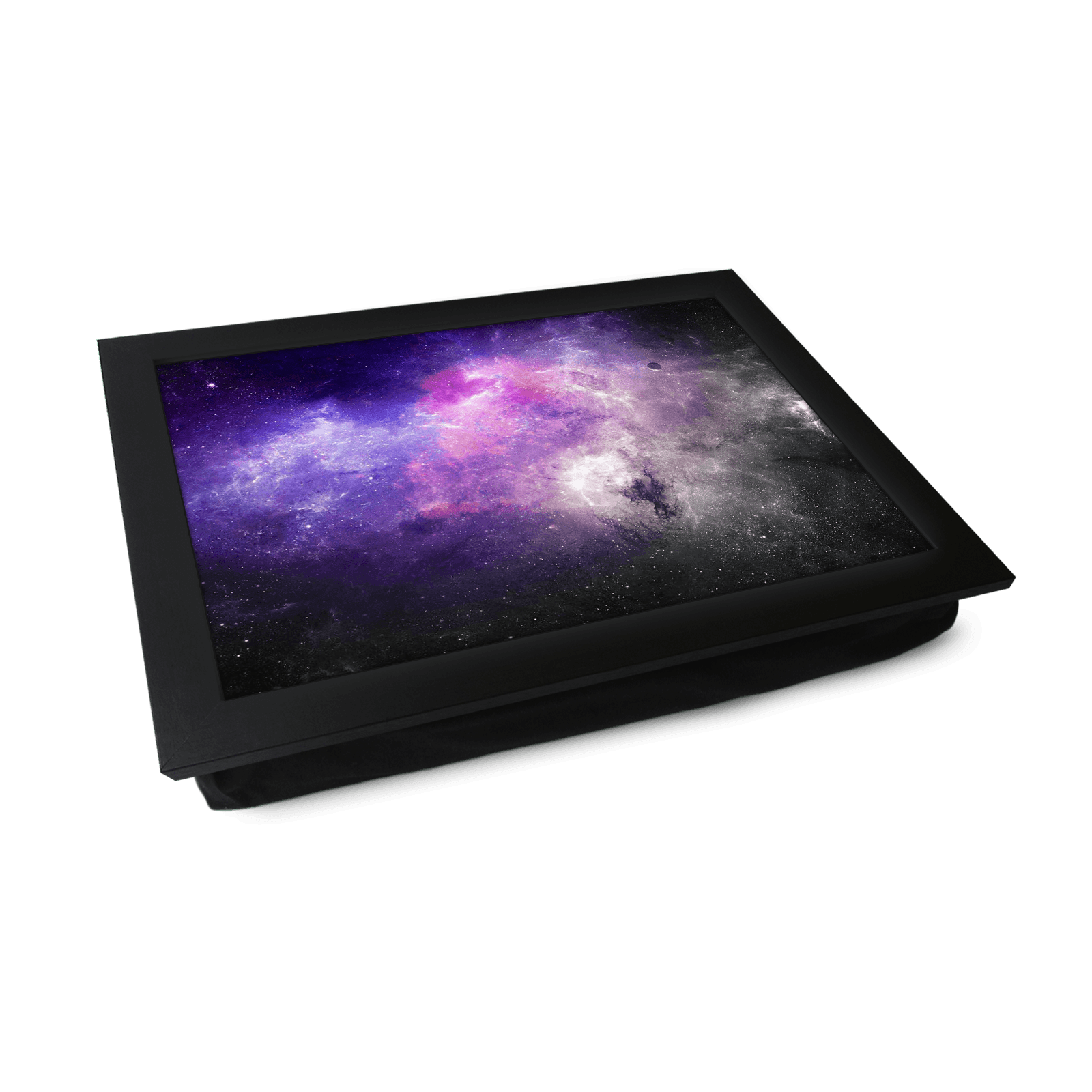 Purple Galaxy Lap Tray - L1018 - Cushioned Lap Trays by Yoosh