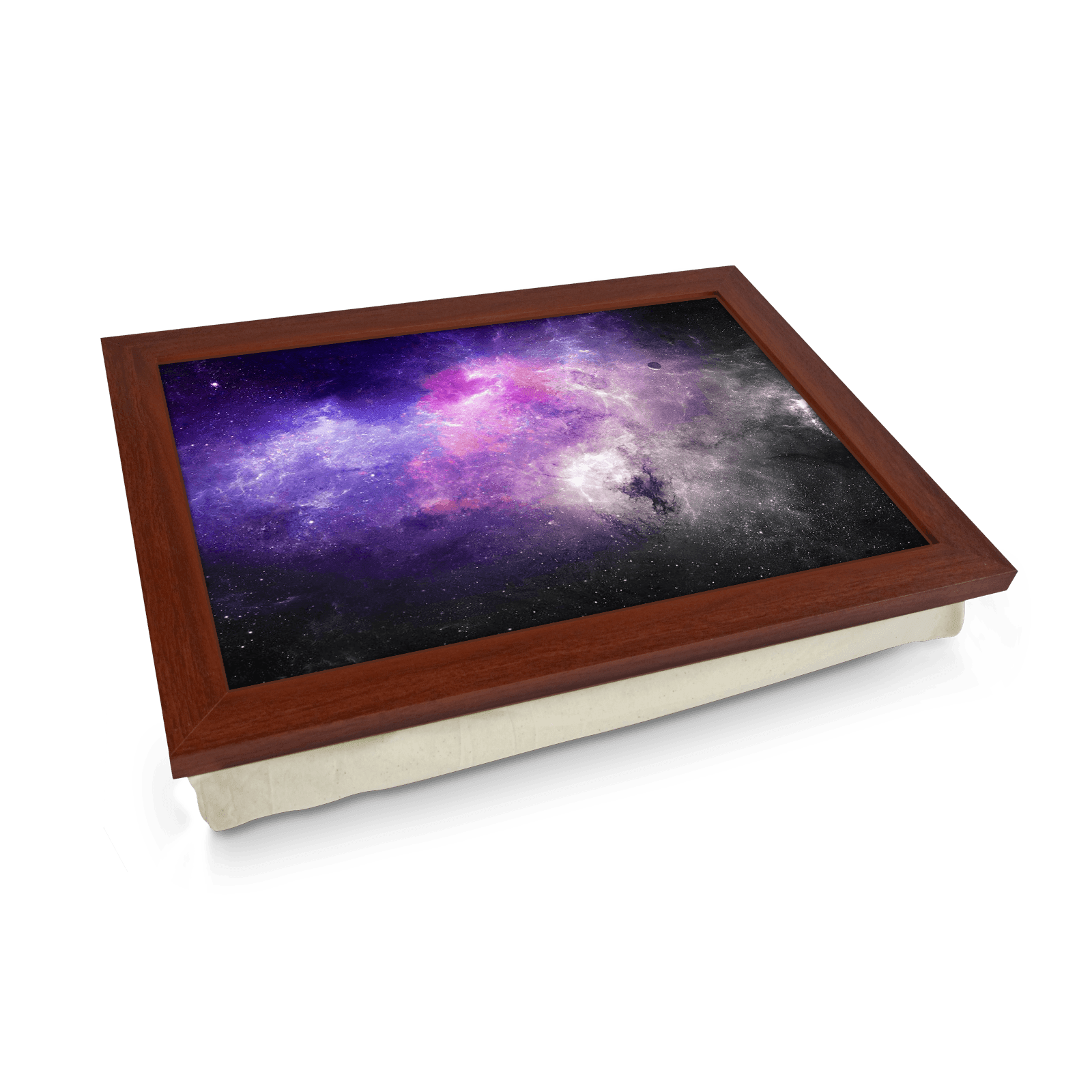 Purple Galaxy Lap Tray - L1018 - Cushioned Lap Trays by Yoosh