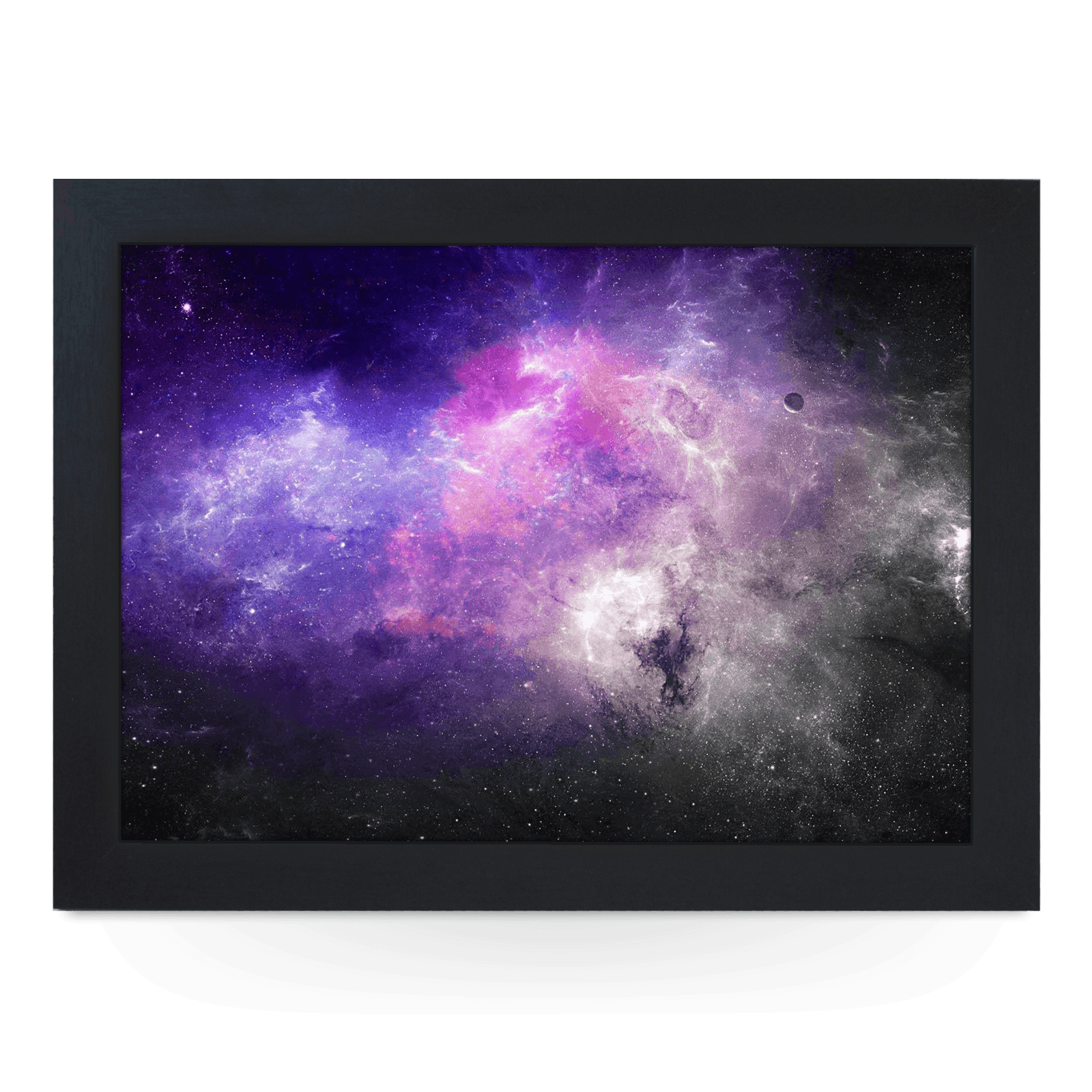 Purple Galaxy Lap Tray - L1018 - Cushioned Lap Trays by Yoosh