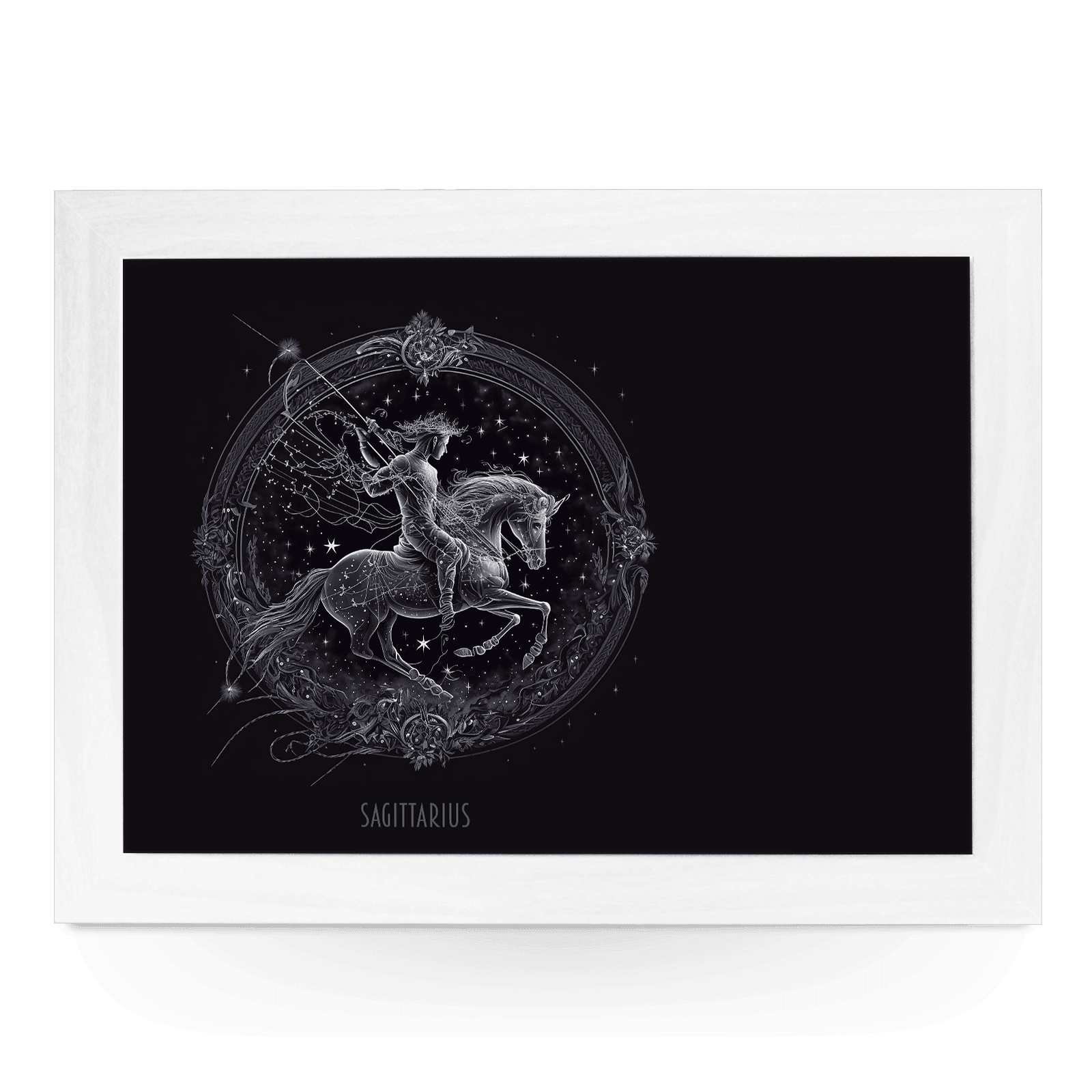 Sagittarius Star Sign Lap Tray - L1057 - Cushioned Lap Trays by Yoosh