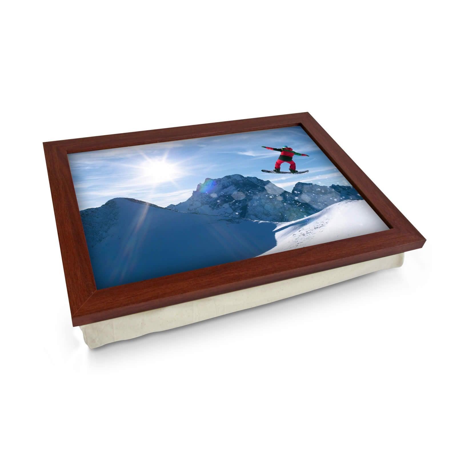 Snow Boarder Lap Tray - L0114 Personalised Lap Trays