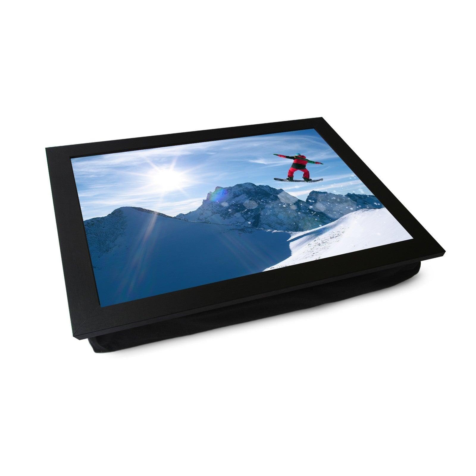 Snow Boarder Lap Tray - L0114 Personalised Lap Trays