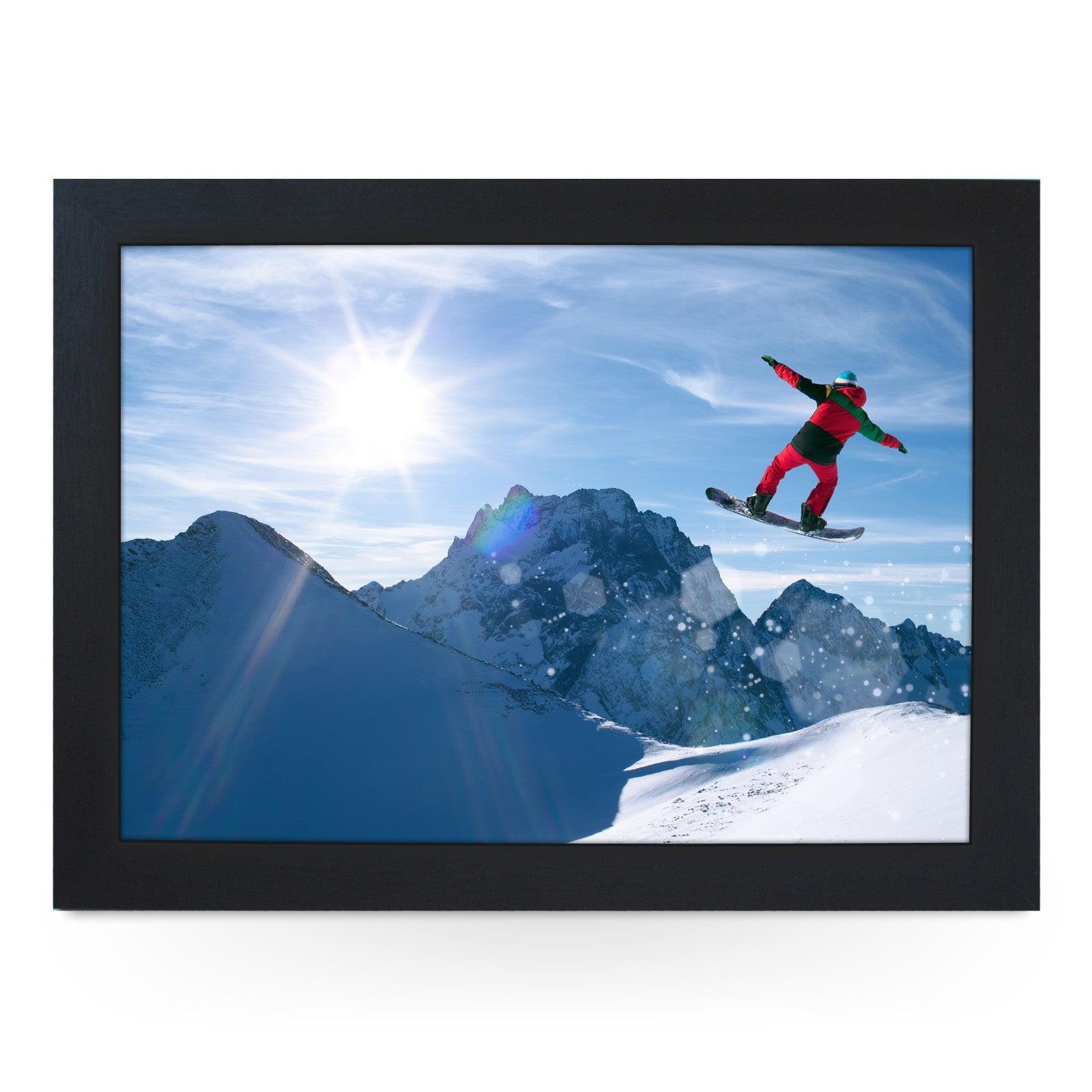 Snow Boarder Lap Tray - L0114 Personalised Lap Trays