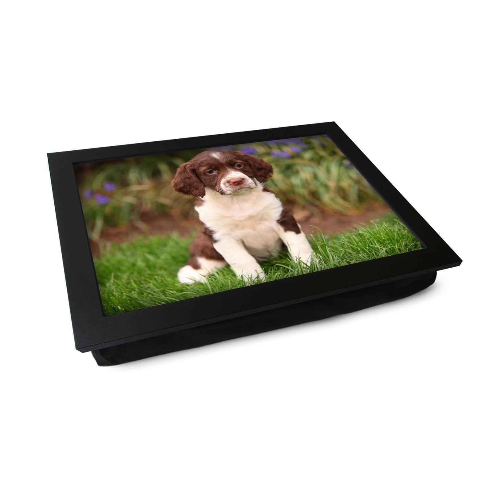 Springer Spaniel Puppy Lap Tray - L0586 Personalised Lap Trays