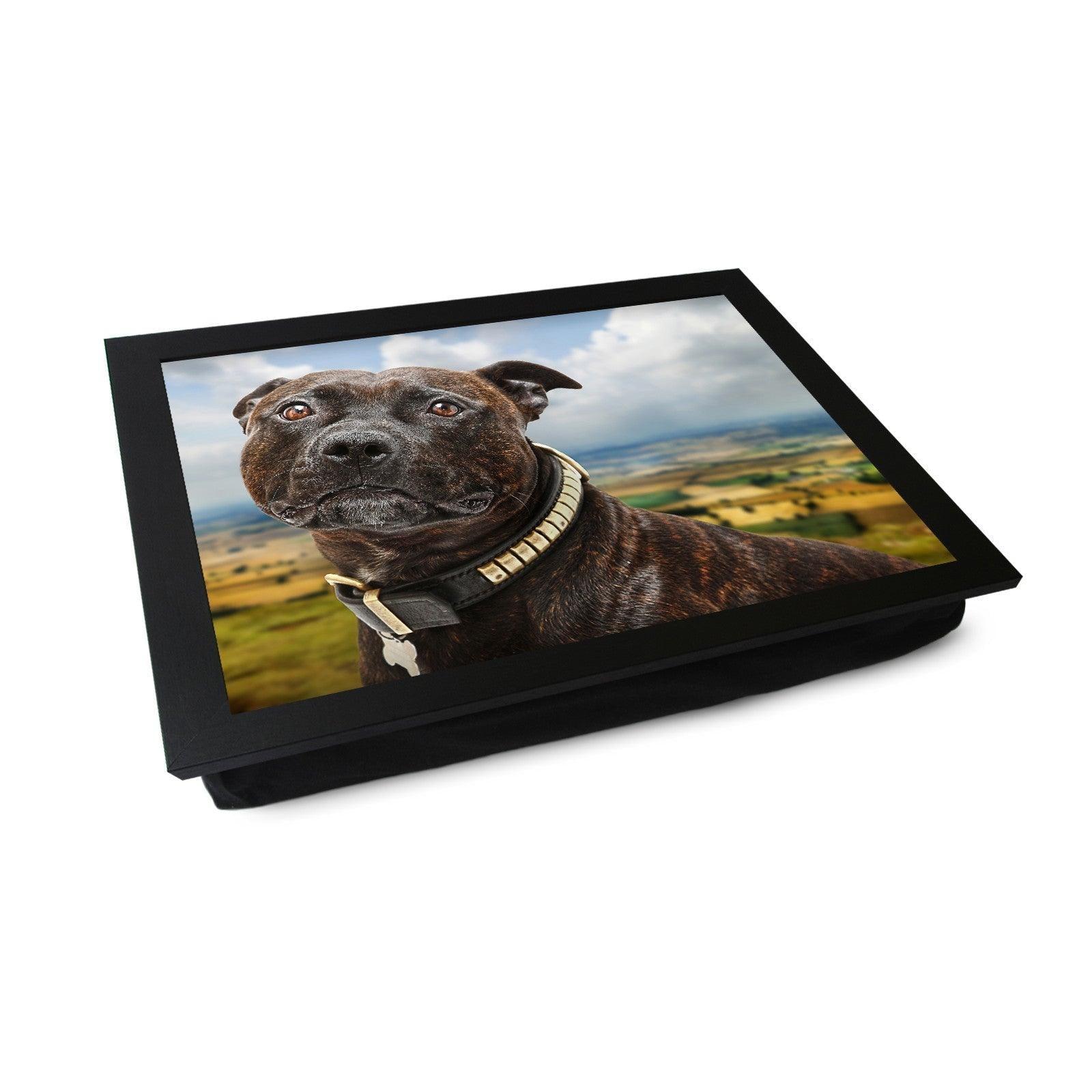 Staffordshire Bull Terrier Lap Tray - L0112 Personalised Lap Trays