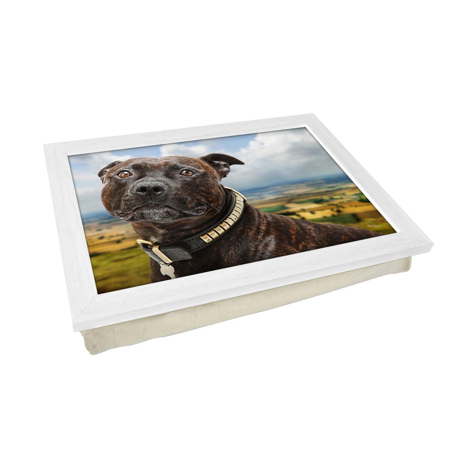 Staffordshire Bull Terrier Lap Tray - L0112 Personalised Lap Trays