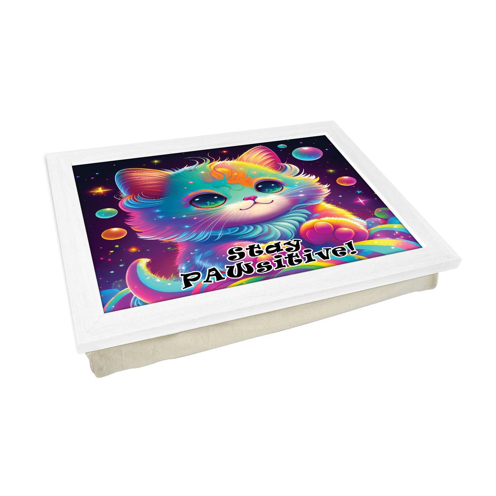 Stay PAWsitive Lap Tray - L1075 - Cushioned Lap Trays by Yoosh