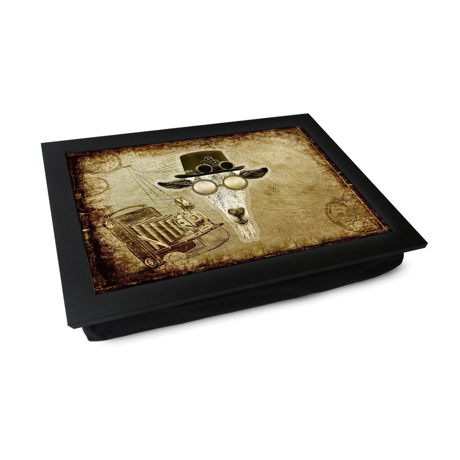 Steampunk Goat Lap Tray - L1004 Personalised Lap Trays