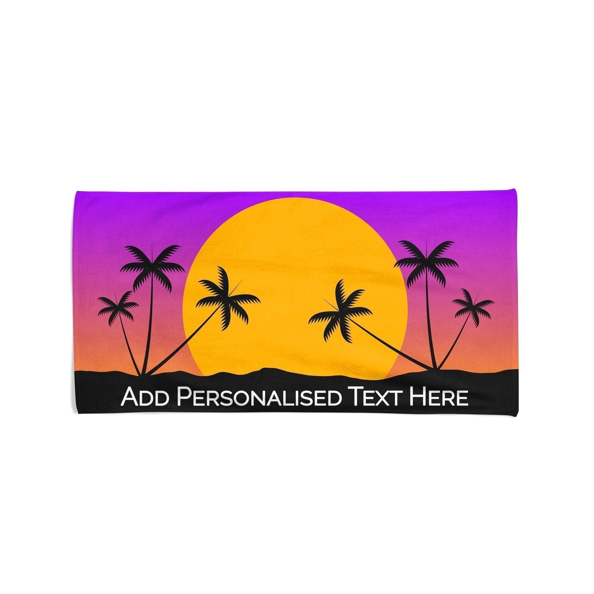 Sunset Beach - Beach Towel Cushioned Lap Trays by Yoosh