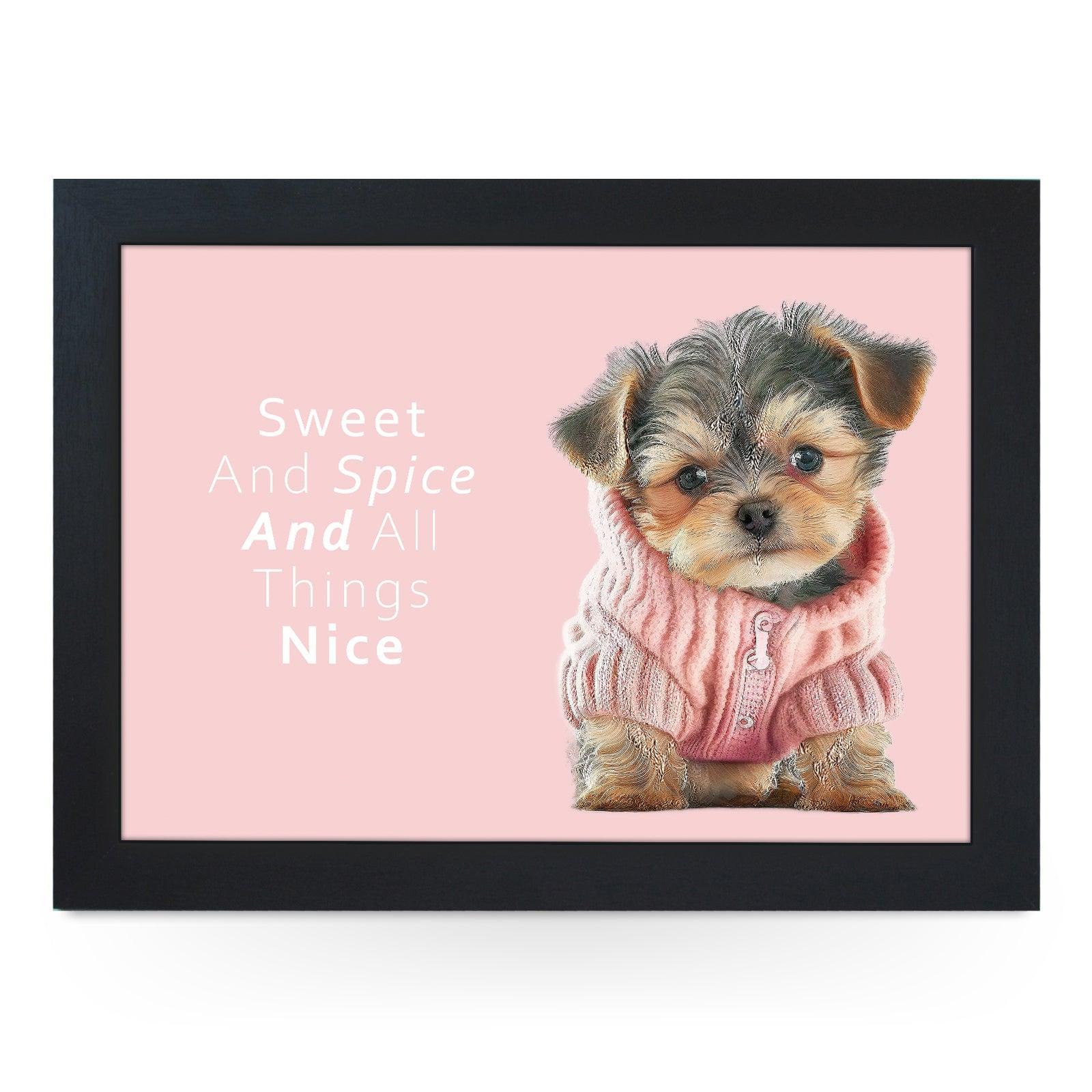 Sweet and Spice And All Things Nice Lap Tray - L1105 - Cushioned Lap Trays by Yoosh