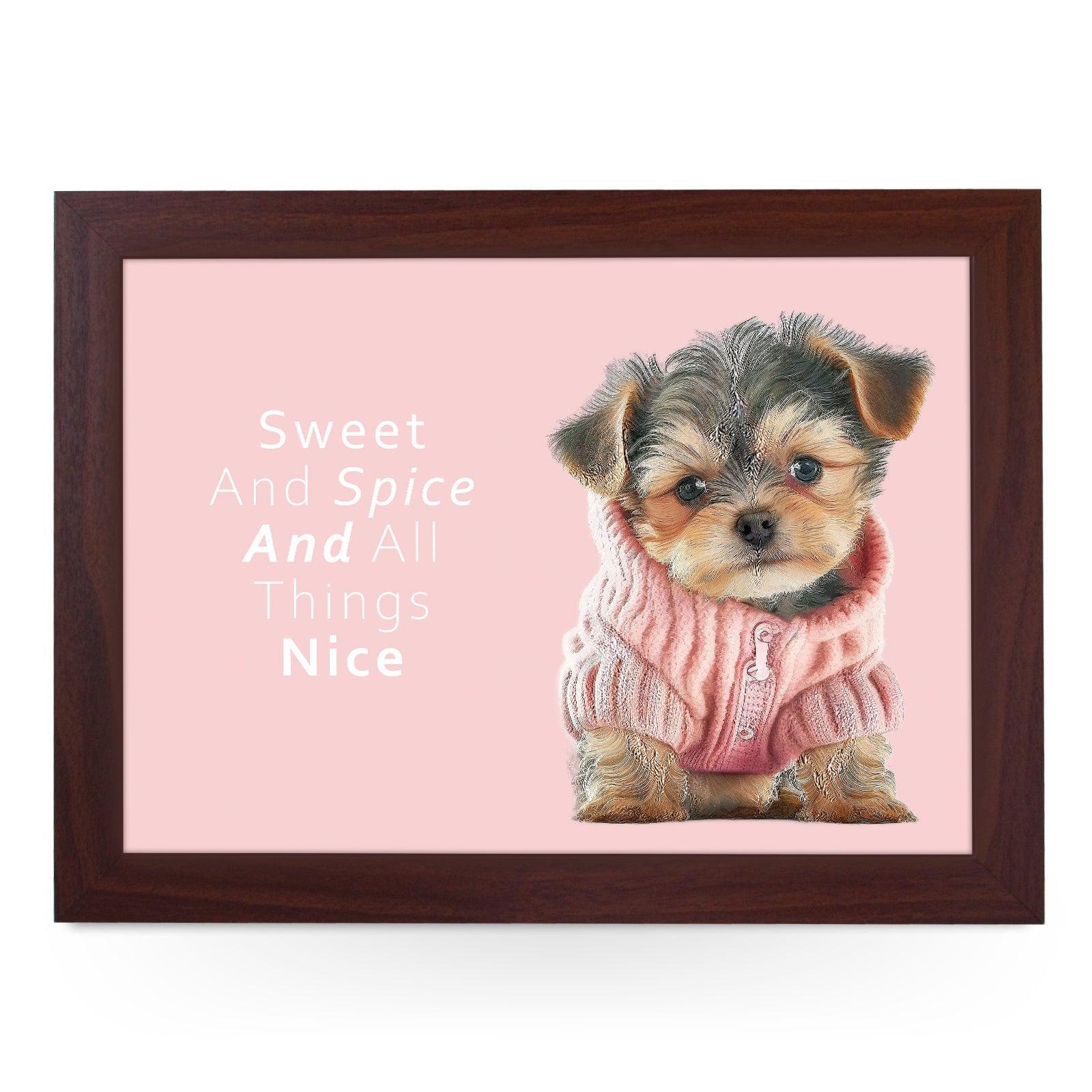 Sweet and Spice And All Things Nice Lap Tray - L1105 - Cushioned Lap Trays by Yoosh