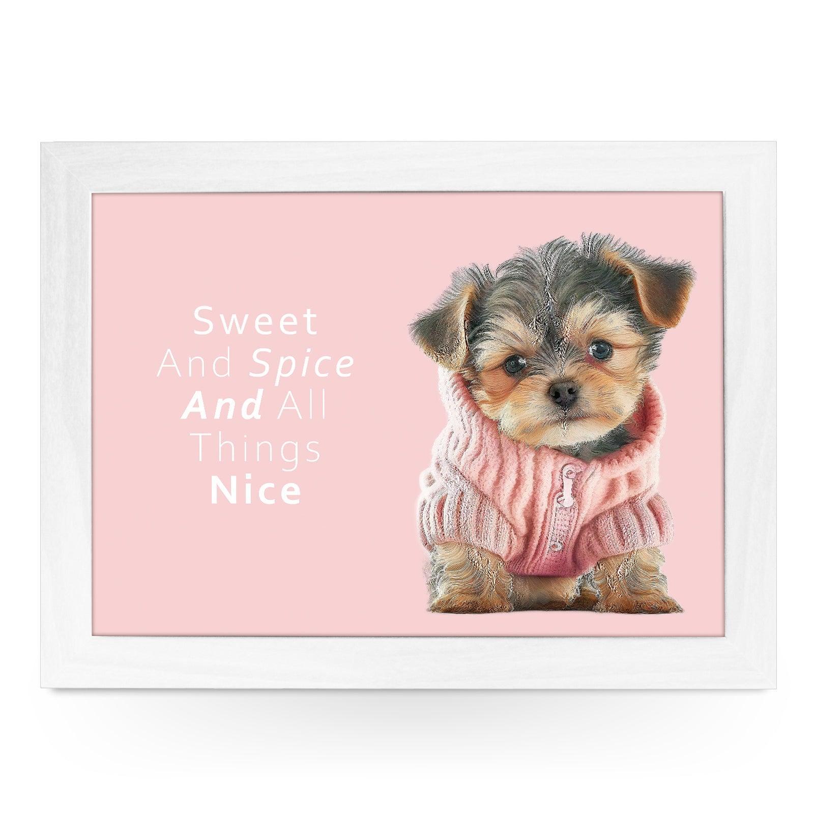 Sweet and Spice And All Things Nice Lap Tray - L1105 - Cushioned Lap Trays by Yoosh