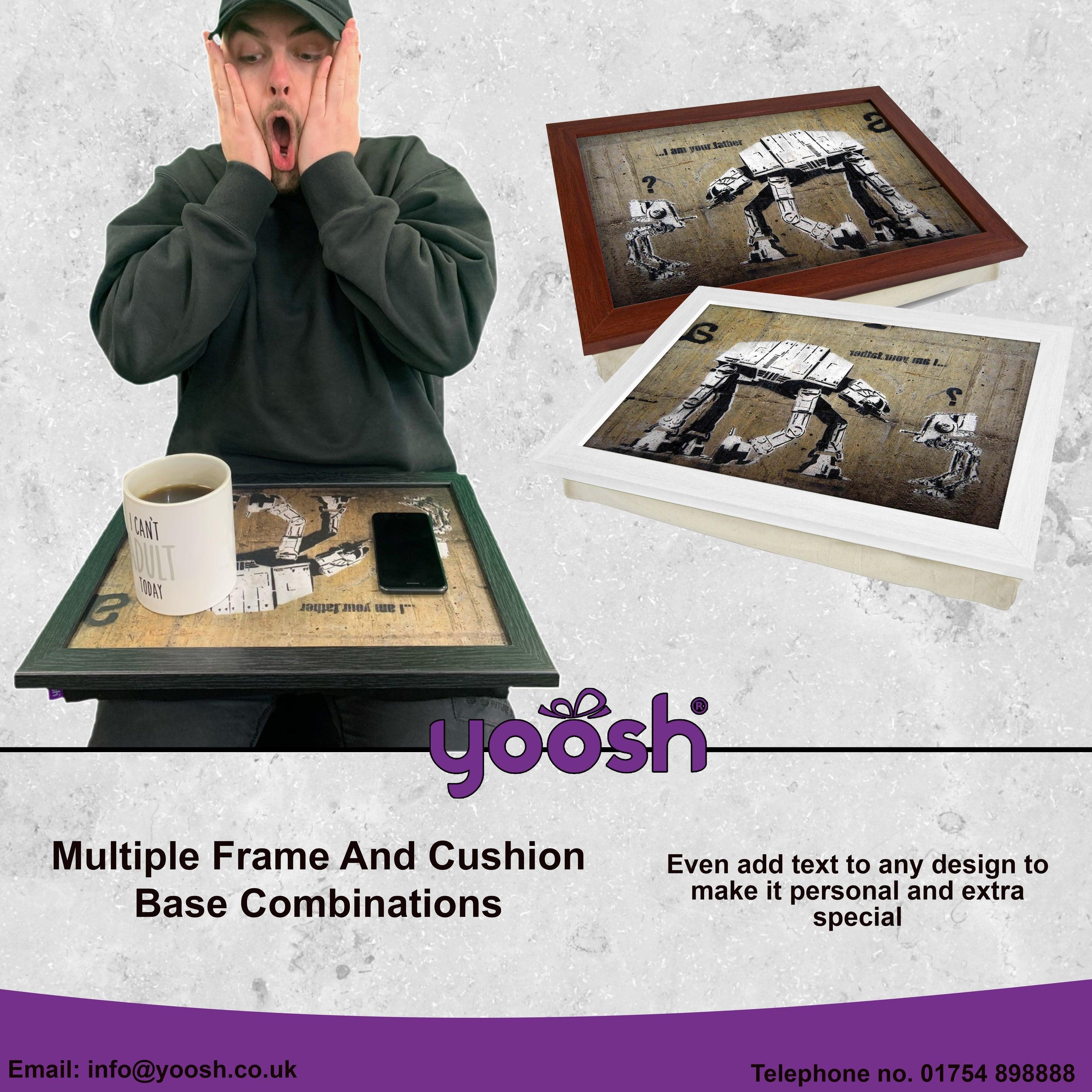 Sweet and Spice And All Things Nice Lap Tray - L1105 - Cushioned Lap Trays by Yoosh