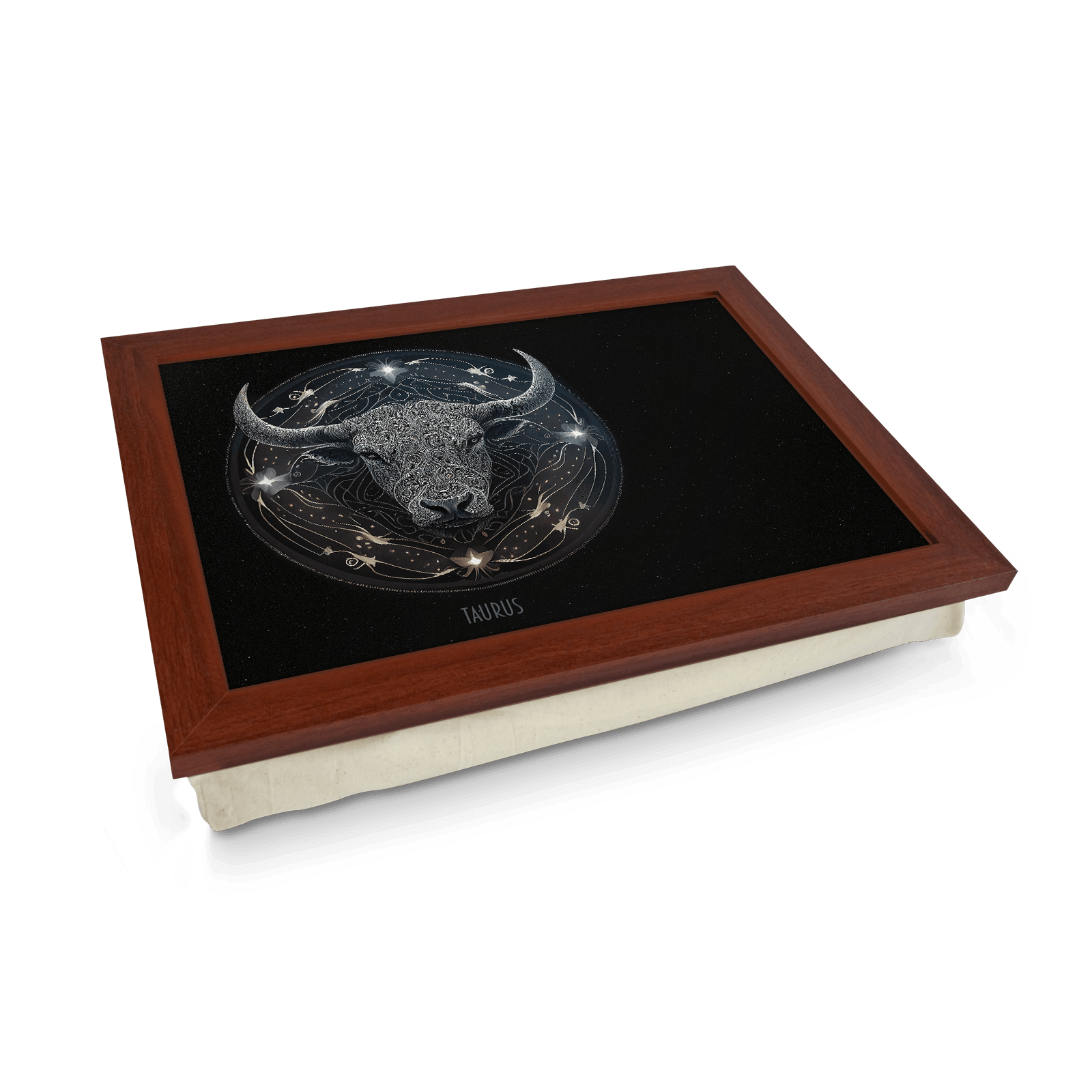 Taurus Star Sign Lap Tray - L1052 - Cushioned Lap Trays by Yoosh