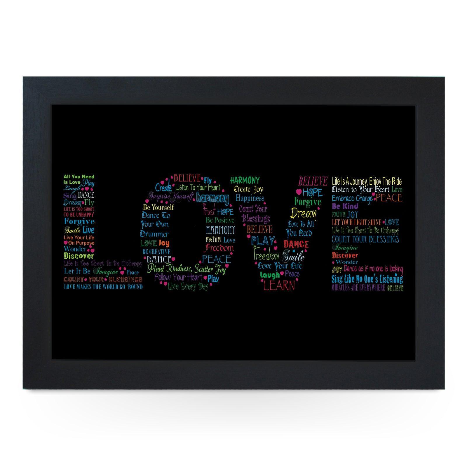 The Meaning Of Love Lap Tray - L610 Personalised Lap Trays