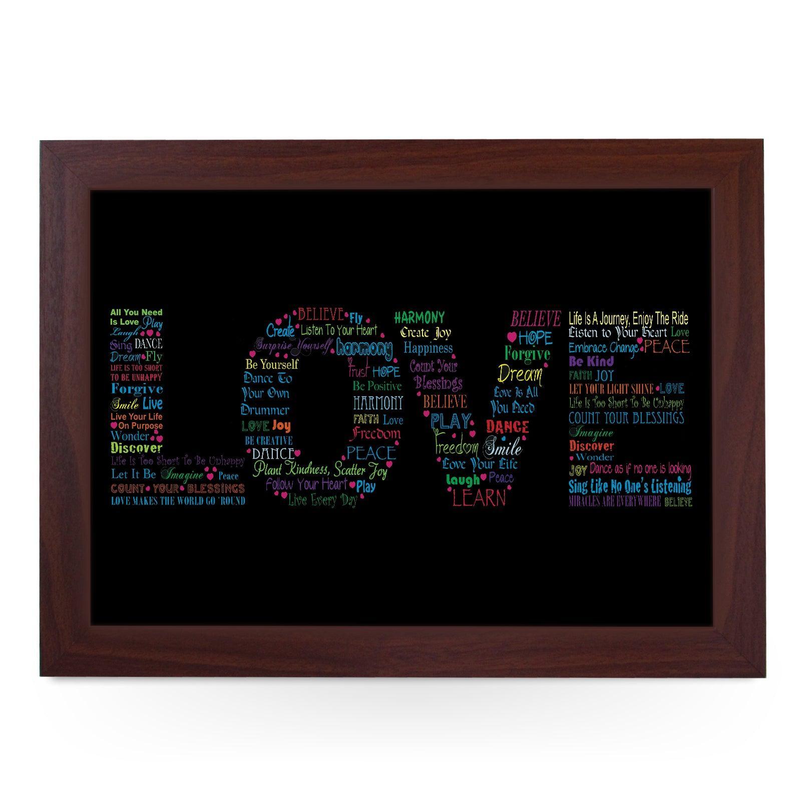 The Meaning Of Love Lap Tray - L610 Personalised Lap Trays