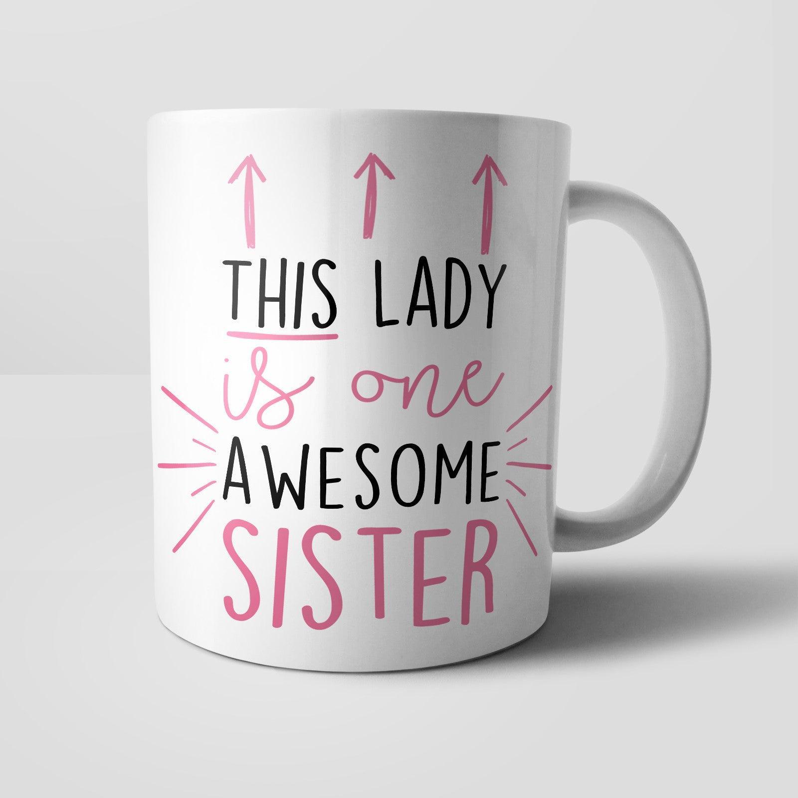 This Lady is Awesome Personalised Mug Yoosh