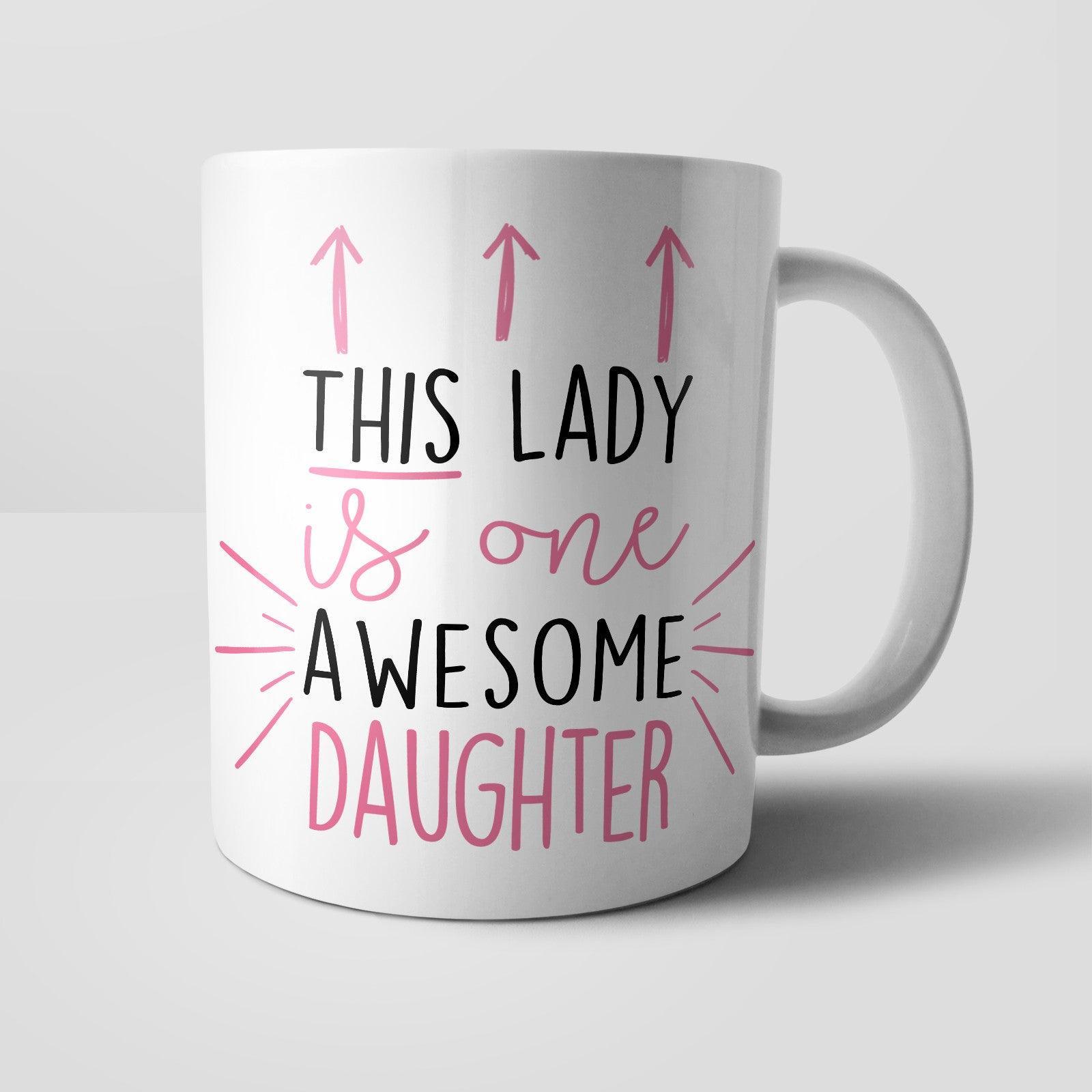 This Lady is Awesome Personalised Mug Yoosh