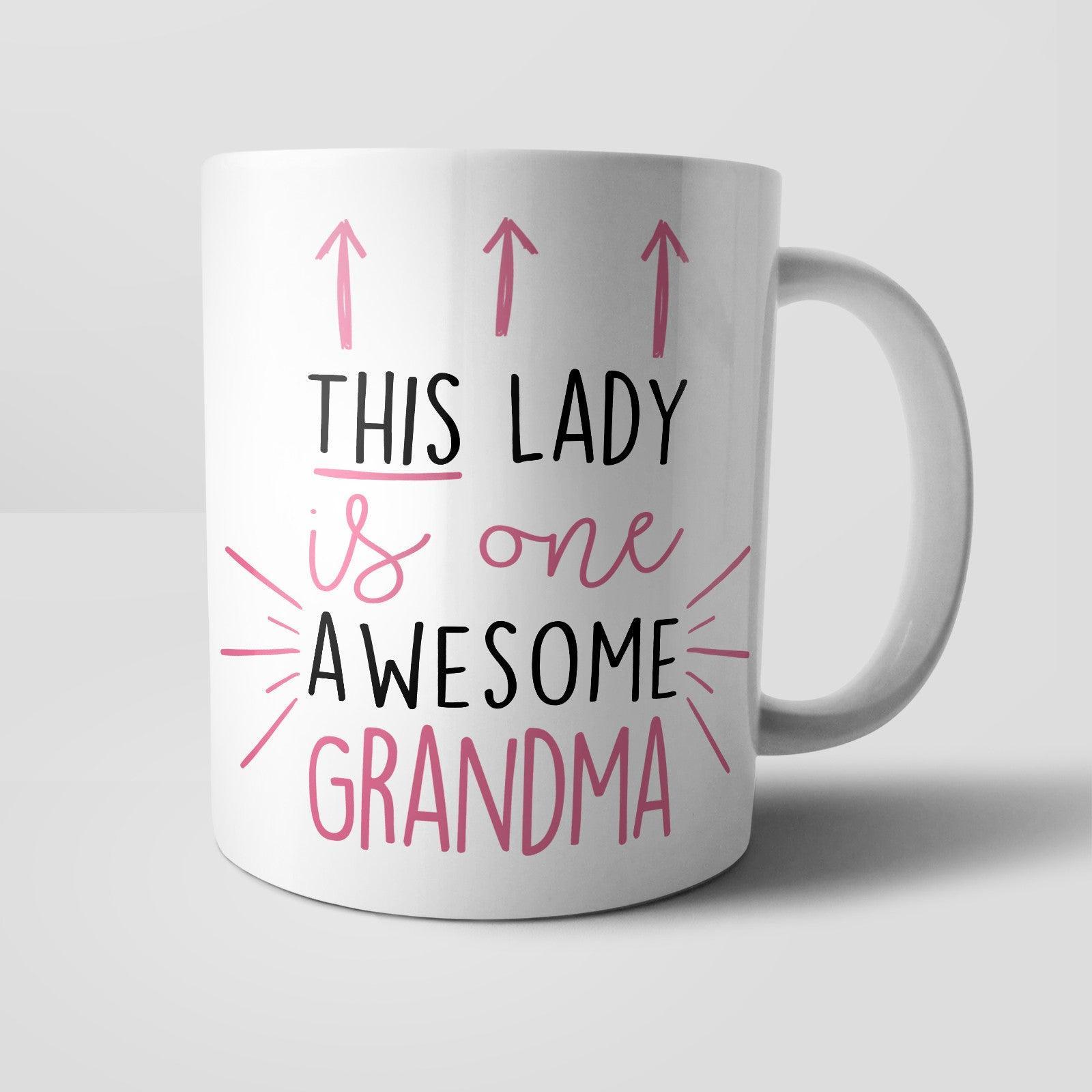 This Lady is Awesome Personalised Mug Yoosh