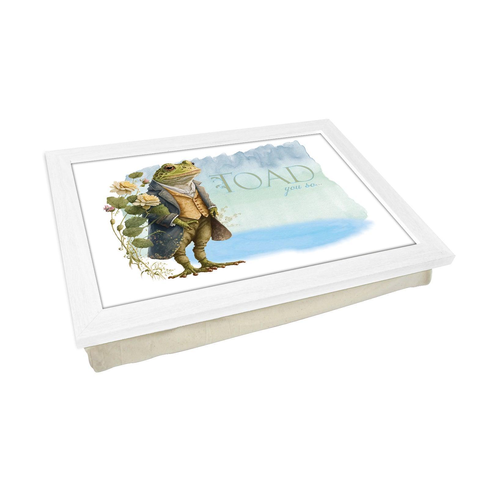 Toad You So Lap Tray - L1250 - Cushioned Lap Trays by Yoosh