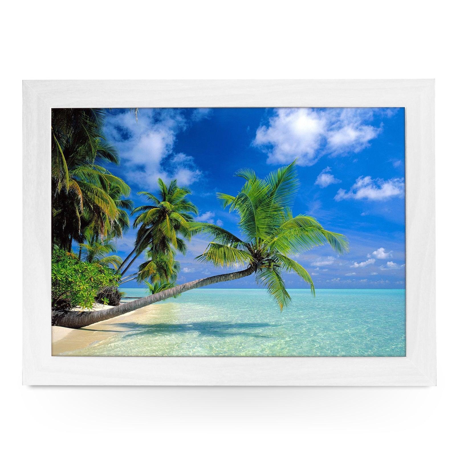 Tropical Beach Lap Tray - L0396 Personalised Lap Trays