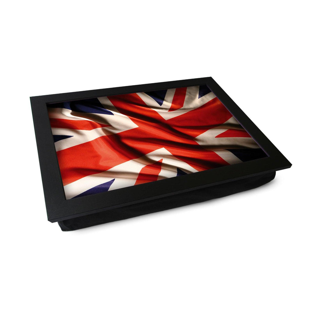 Union Jack Flag Material Lap Tray - L0240 Personalised Lap Trays