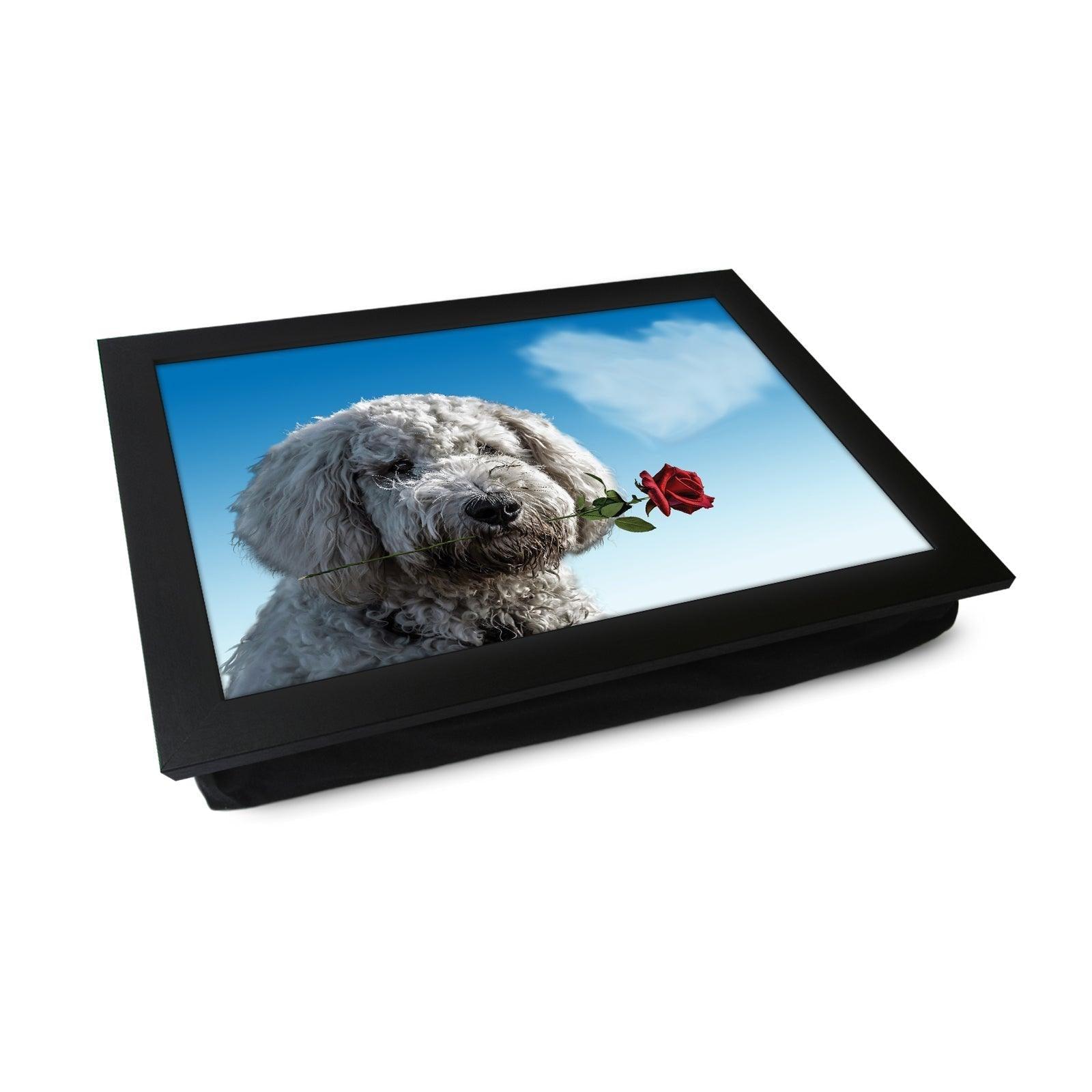 Valentine's Dog  Lap Tray - L808 Personalised Lap Trays